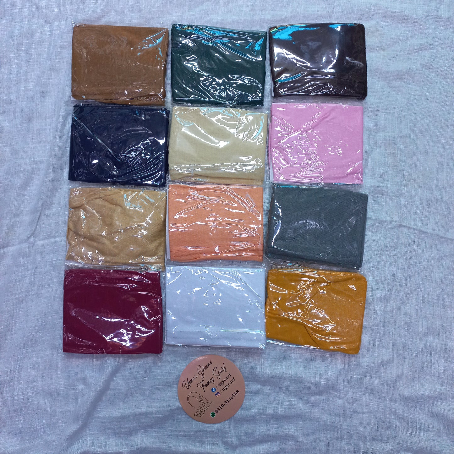 Cotton Viscose Jersey Plain HijabCaps