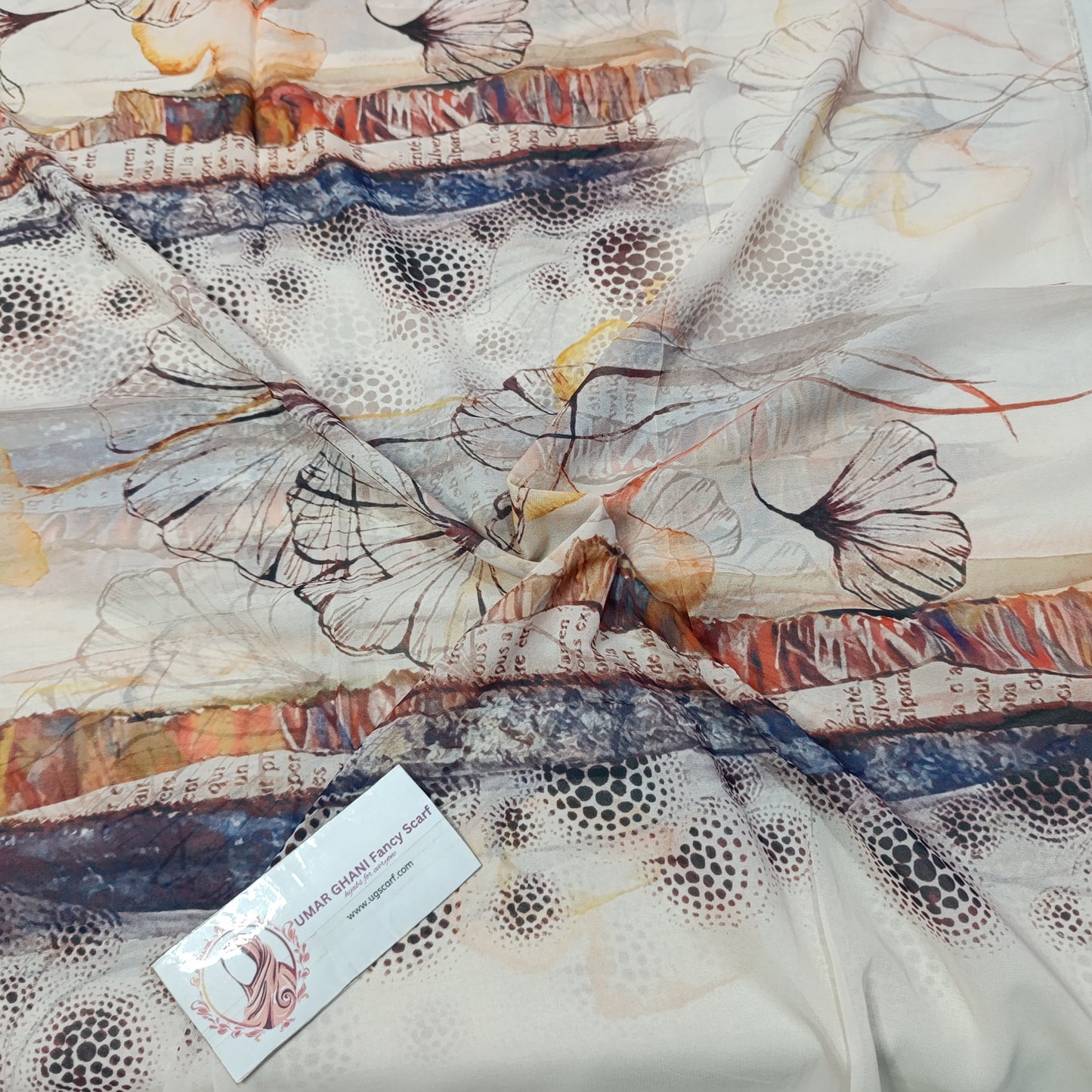 Imported Chiffon Georgette Digital Print Hijab Scarf