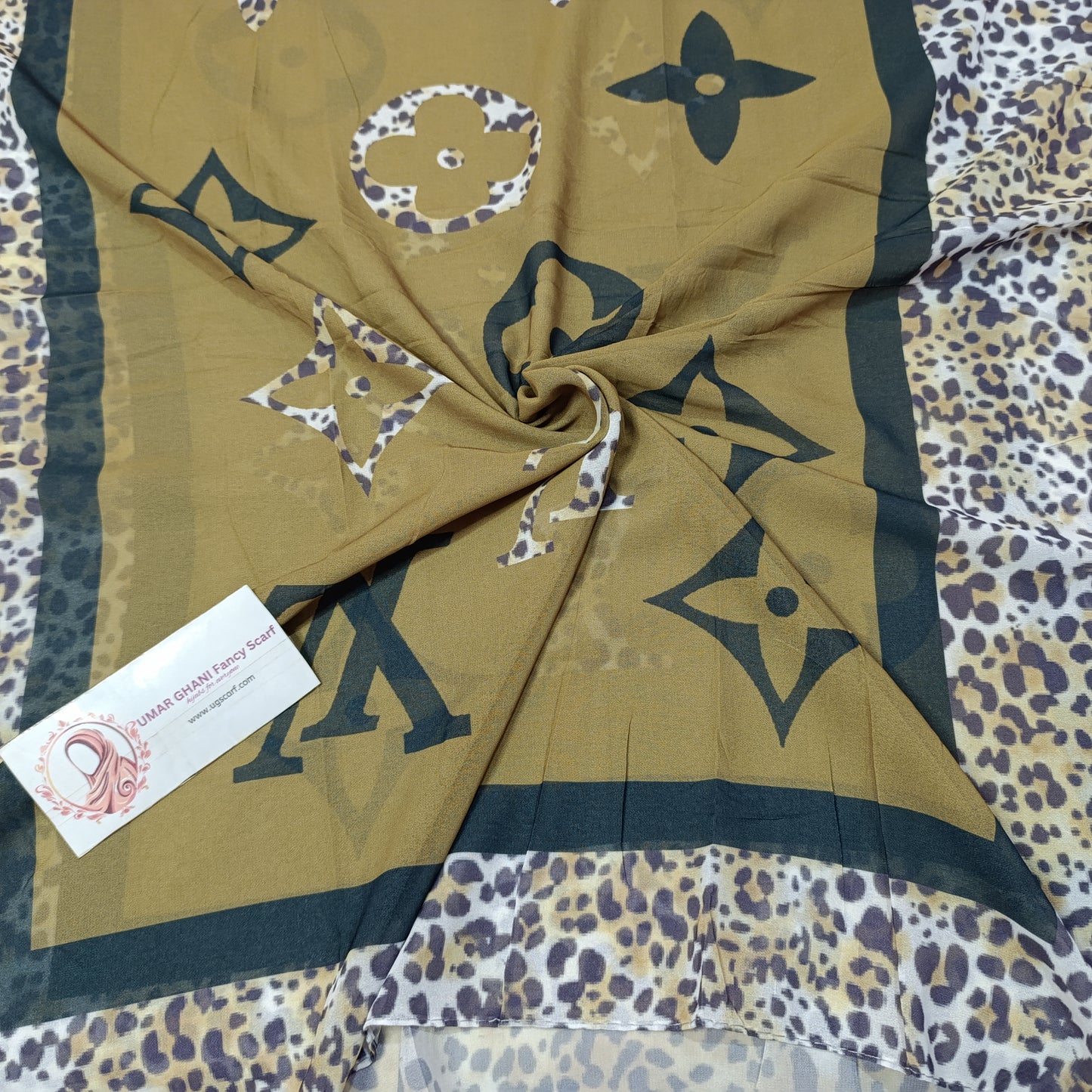 Imported Chiffon Georgette Digital Print Hijab Scarf