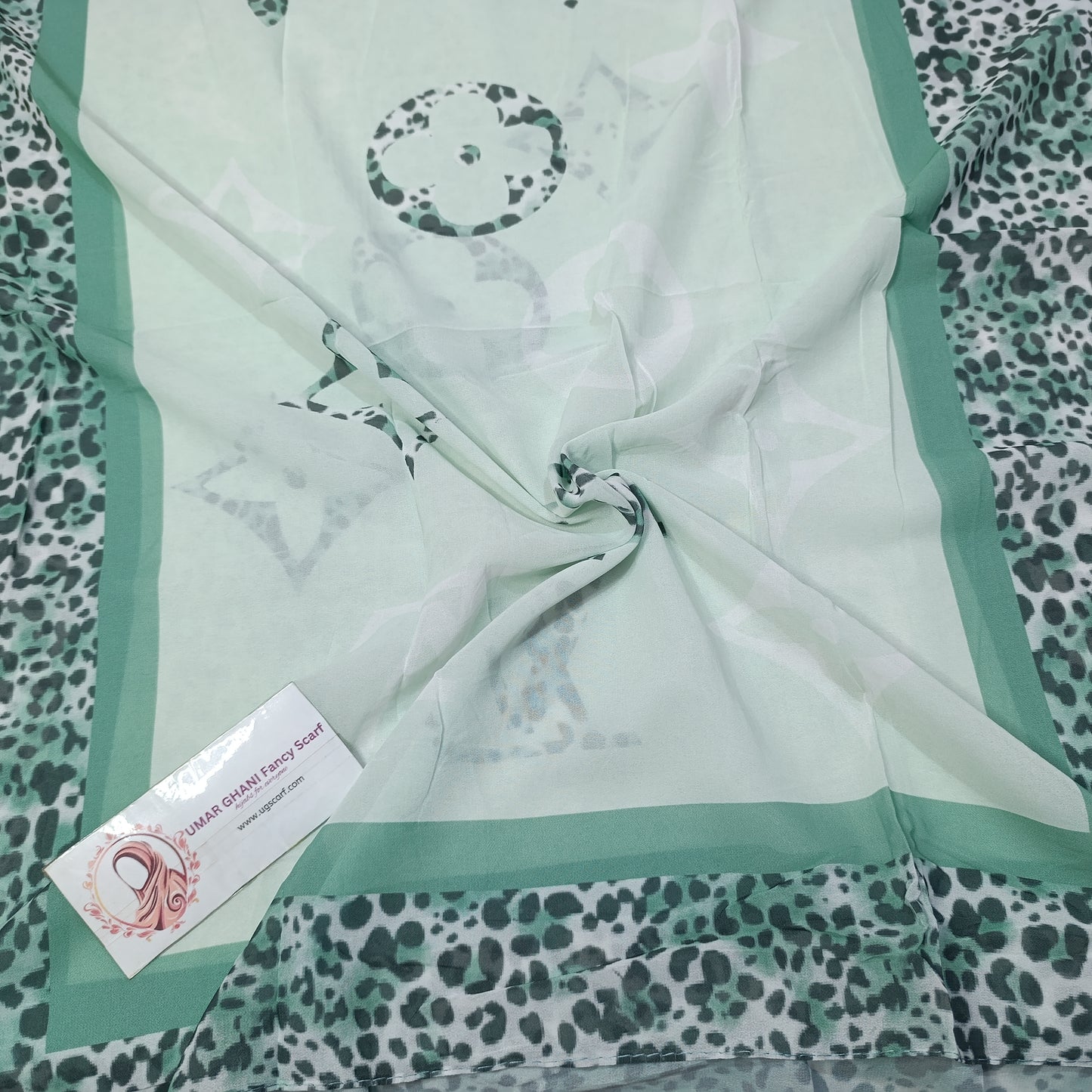 Imported Chiffon Georgette Digital Print Hijab Scarf