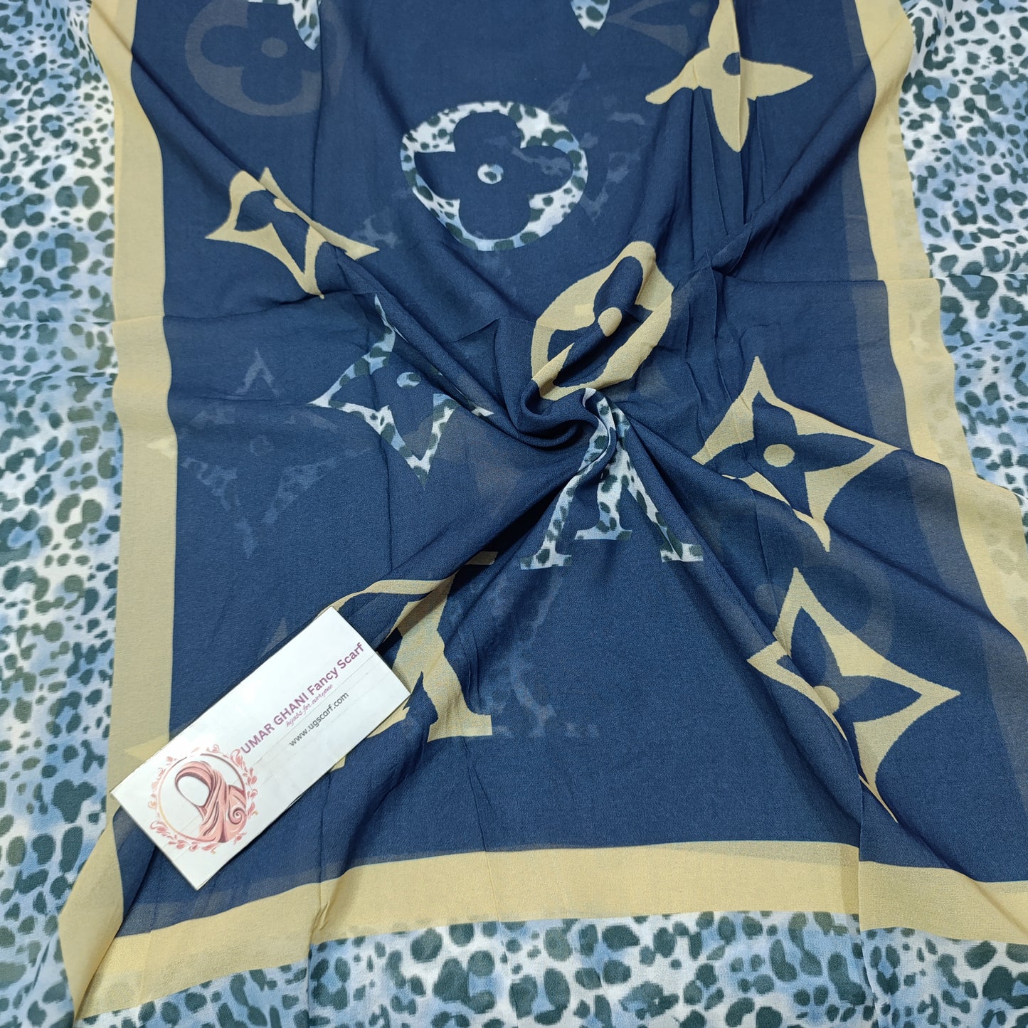 Imported Chiffon Georgette Digital Print Hijab Scarf