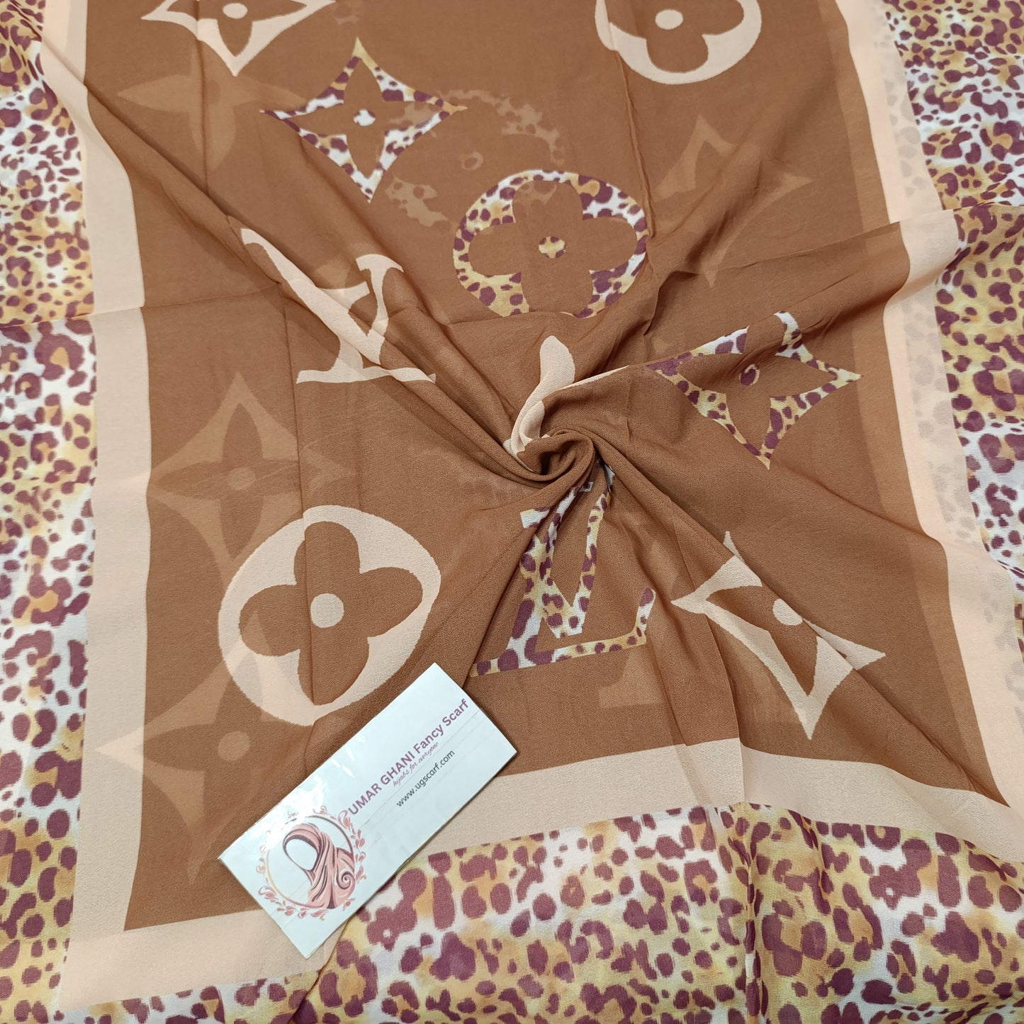 Imported Chiffon Georgette Digital Print Hijab Scarf