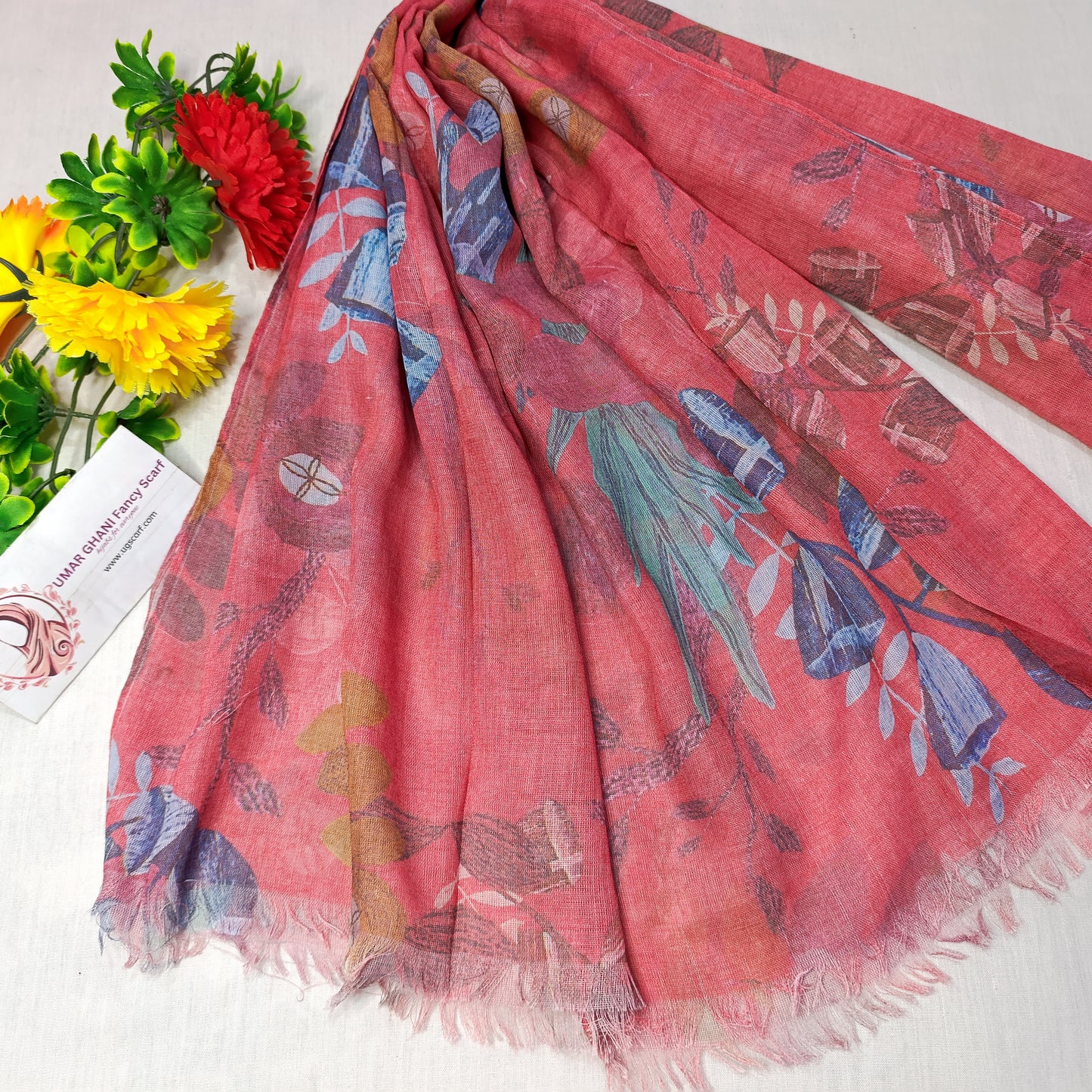 Imported Cashmere Soft Digital Print Hijab Scarf