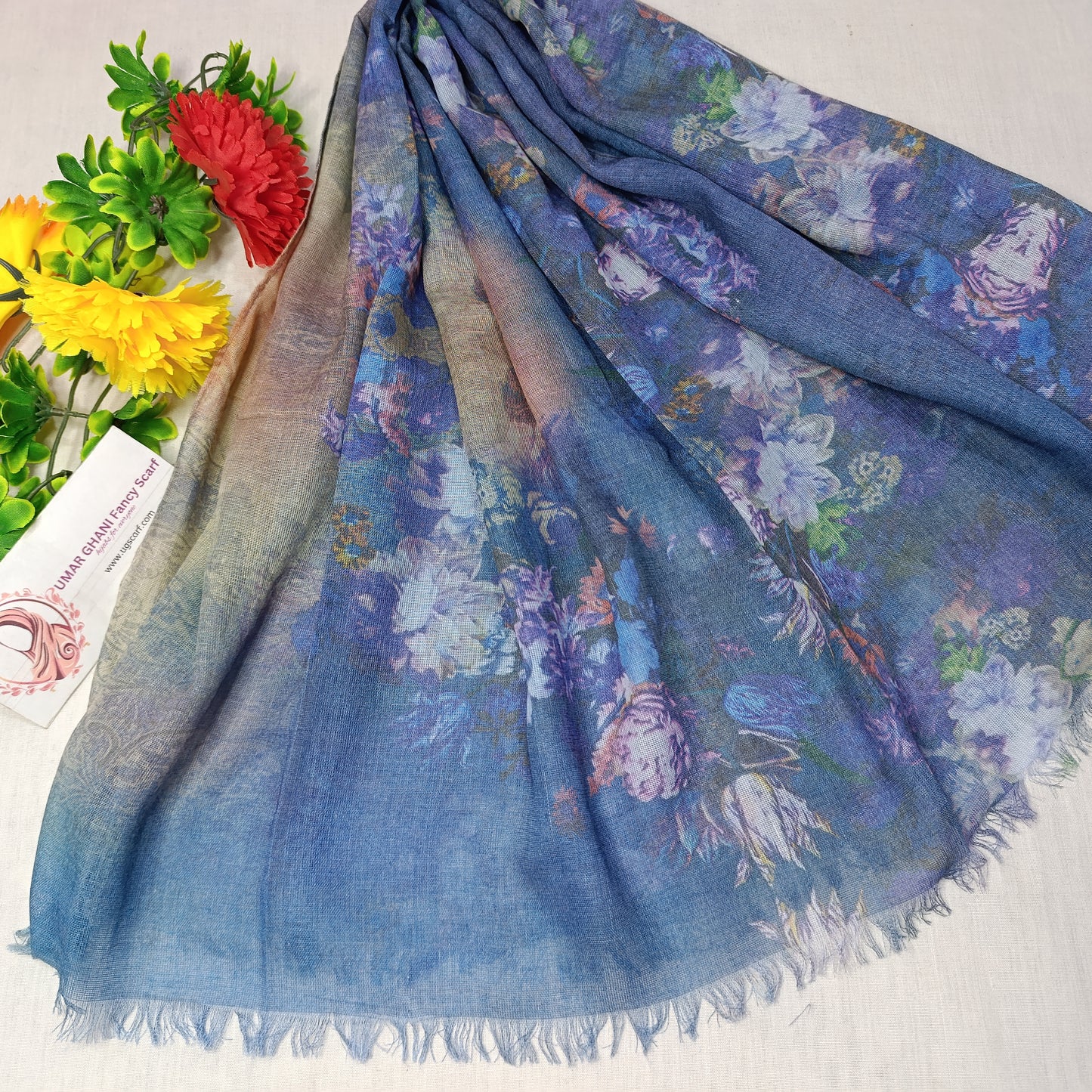 Imported Cashmere Soft Digital Print Hijab Scarf