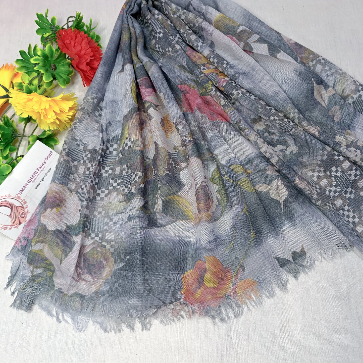 Imported Cashmere Soft Digital Print Hijab Scarf
