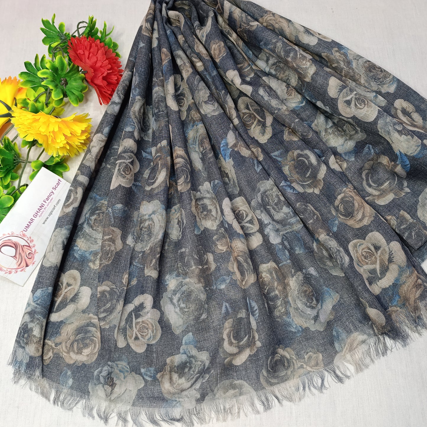 Imported Cashmere Soft Digital Print Hijab Scarf