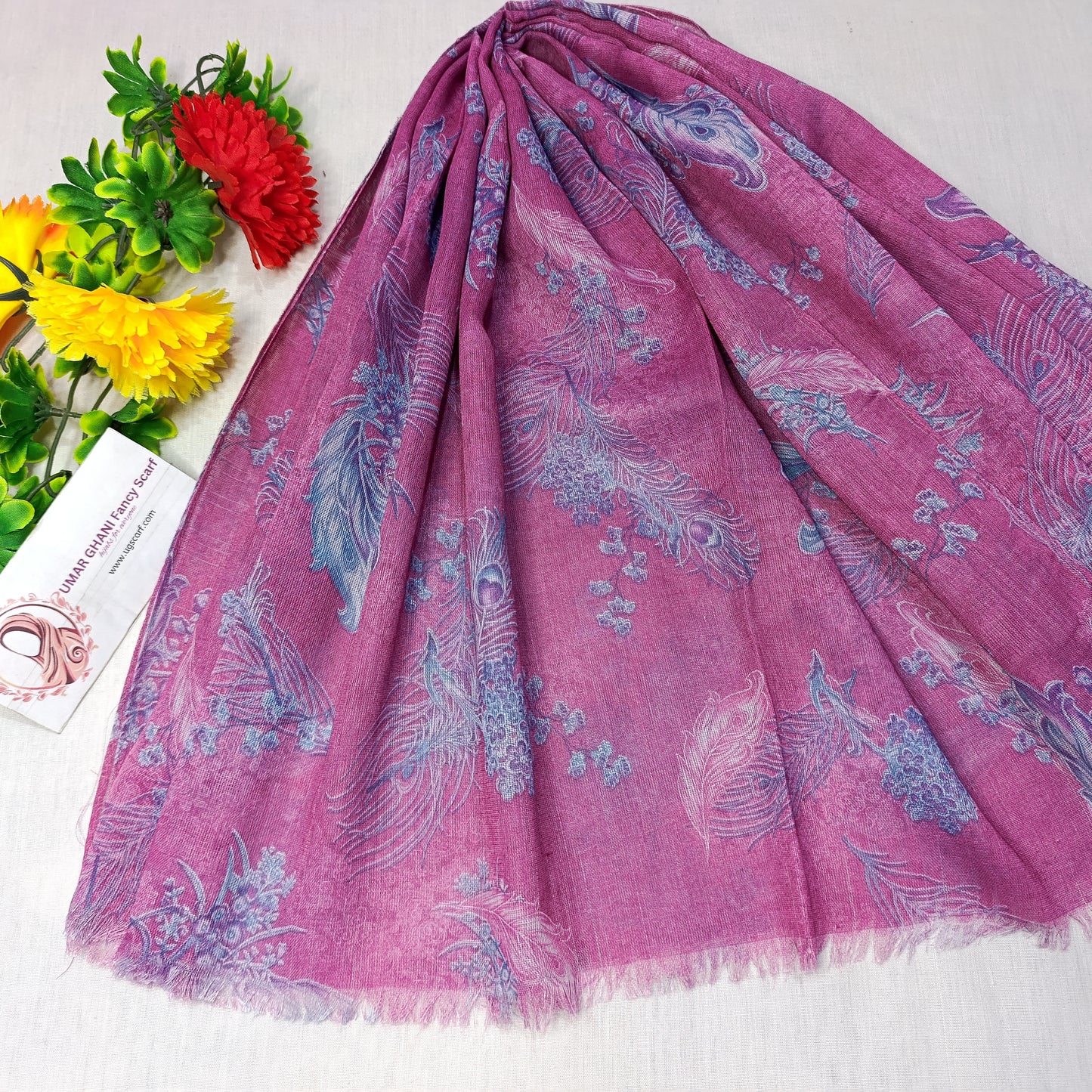 Imported Cashmere Soft Digital Print Hijab Scarf