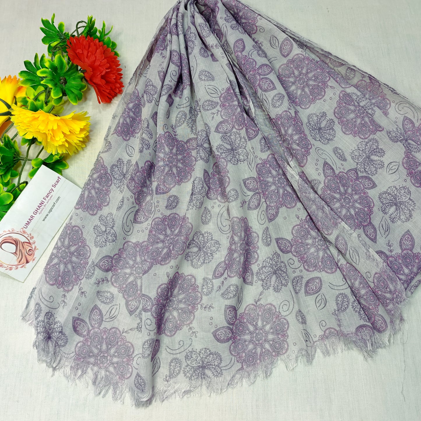 Imported Cashmere Soft Digital Print Hijab Scarf
