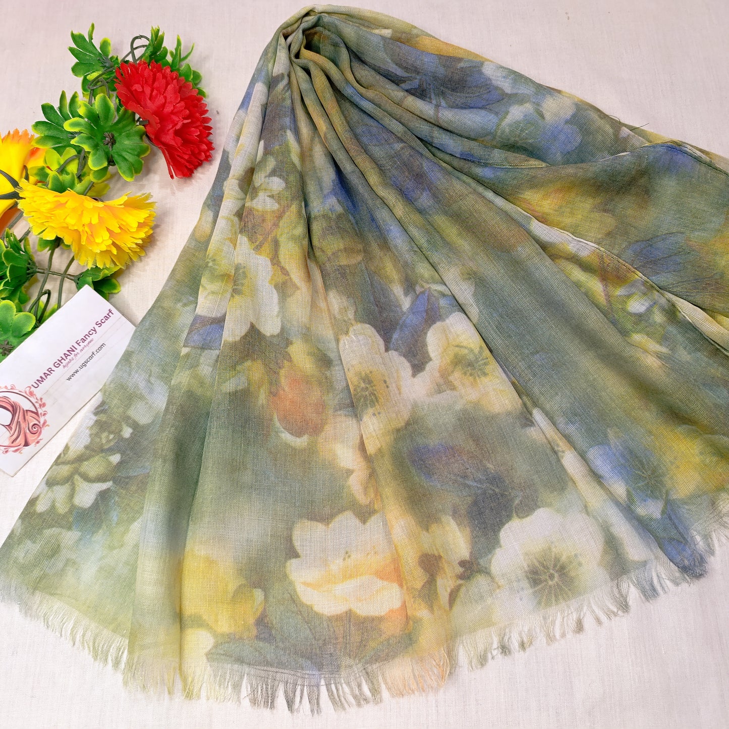Imported Cashmere Soft Digital Print Hijab Scarf