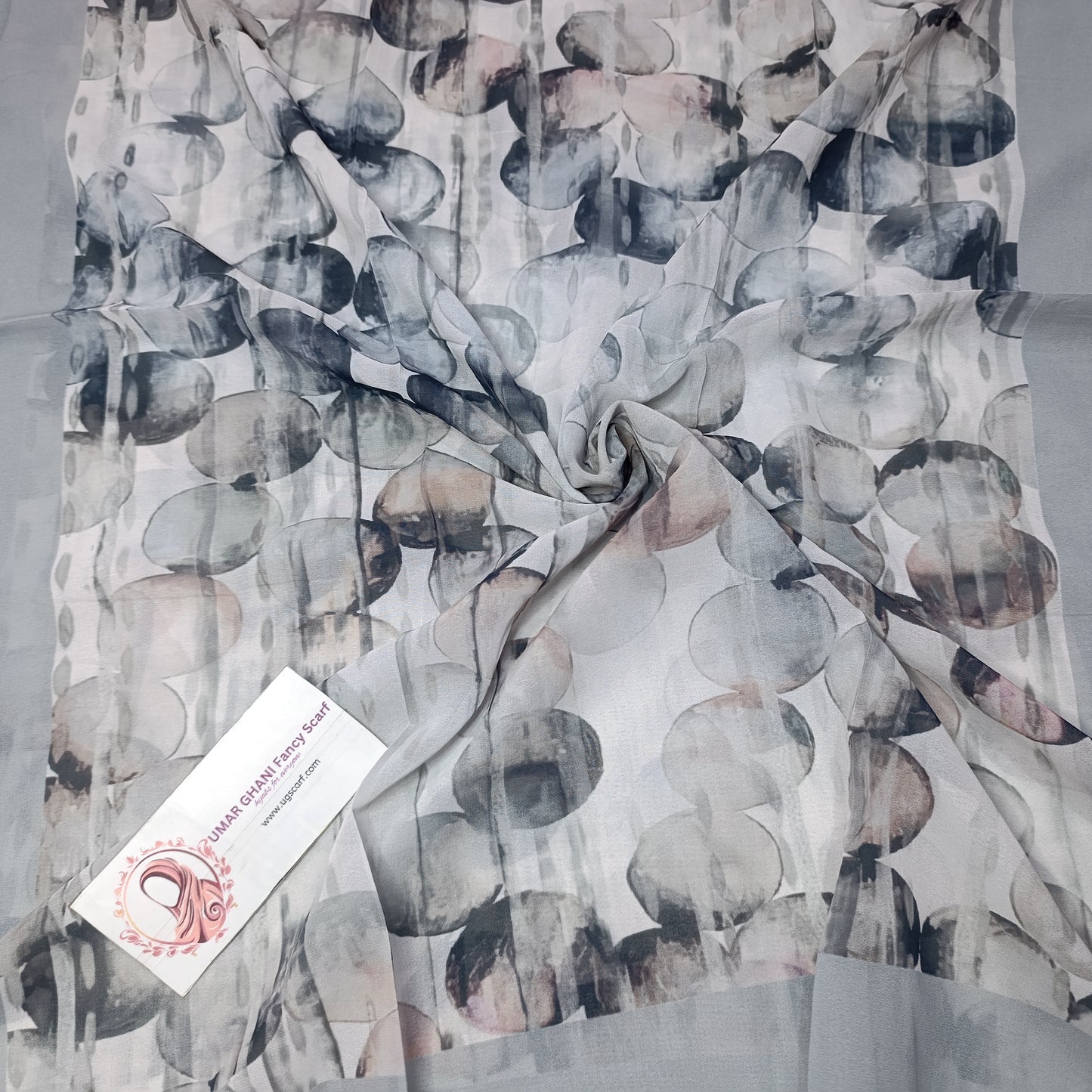 Imported Chiffon Georgette Digital Print Hijab Scarf