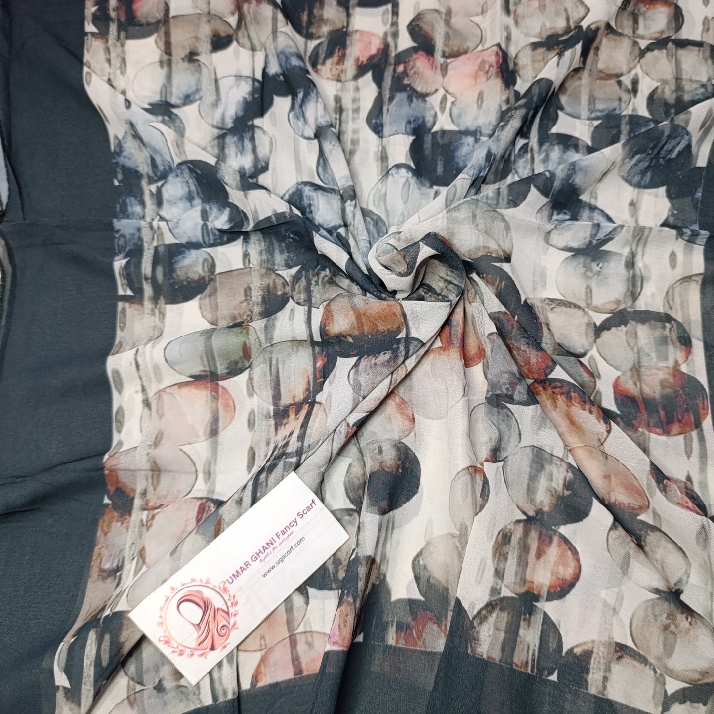 Imported Chiffon Georgette Digital Print Hijab Scarf