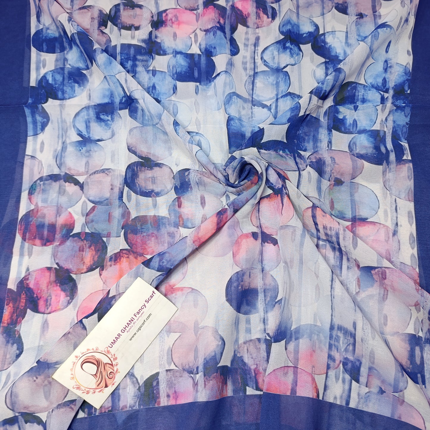 Imported Chiffon Georgette Digital Print Hijab Scarf