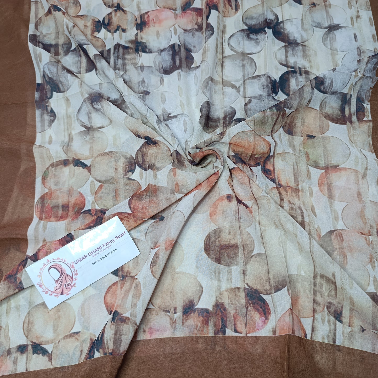 Imported Chiffon Georgette Digital Print Hijab Scarf