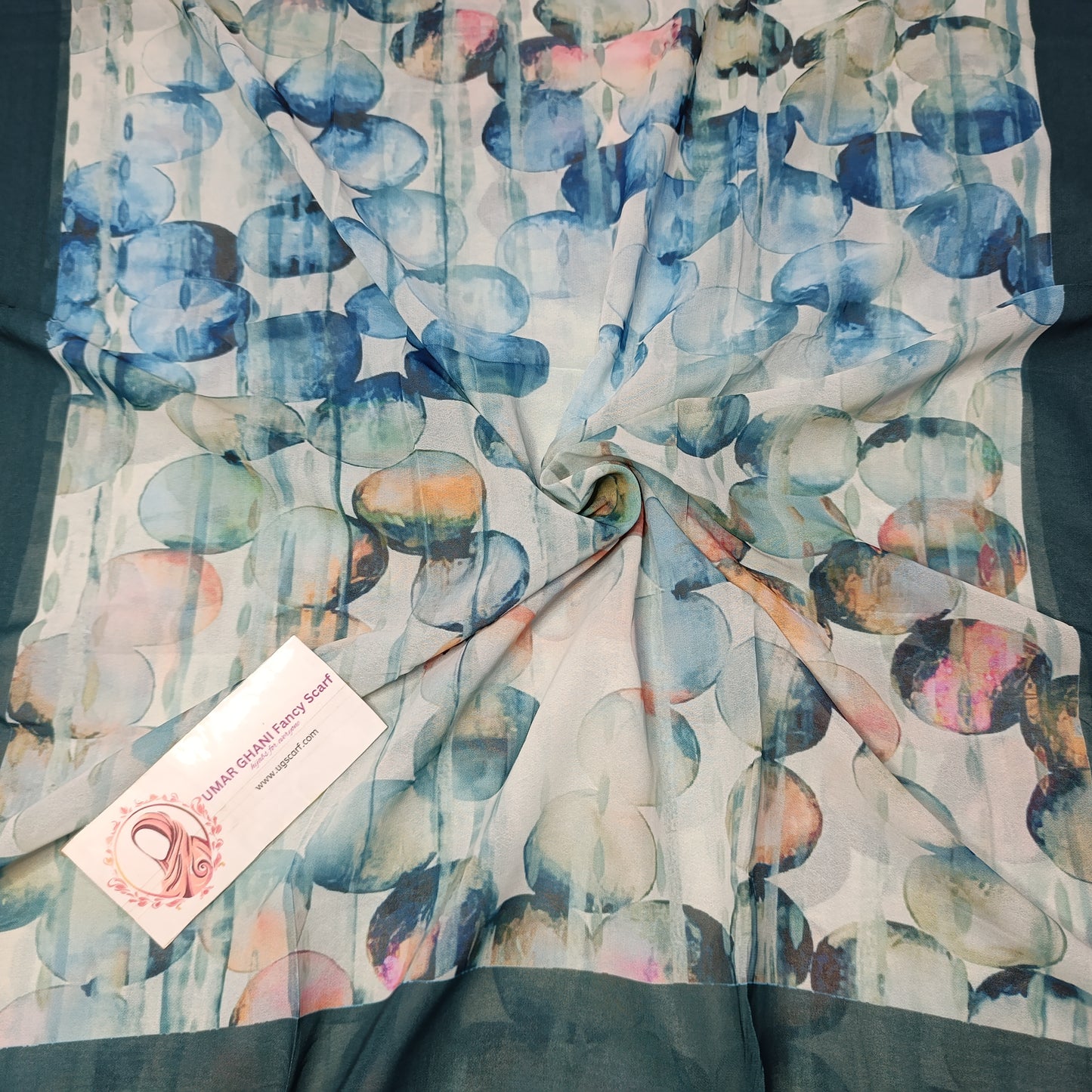 Imported Chiffon Georgette Digital Print Hijab Scarf