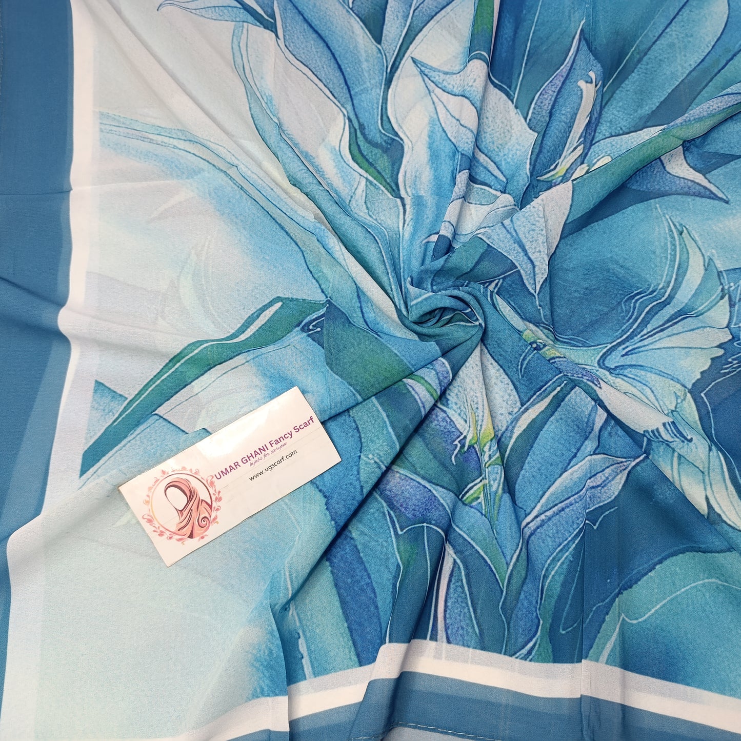 Imported Chiffon Georgette Digital Print Hijab Scarf