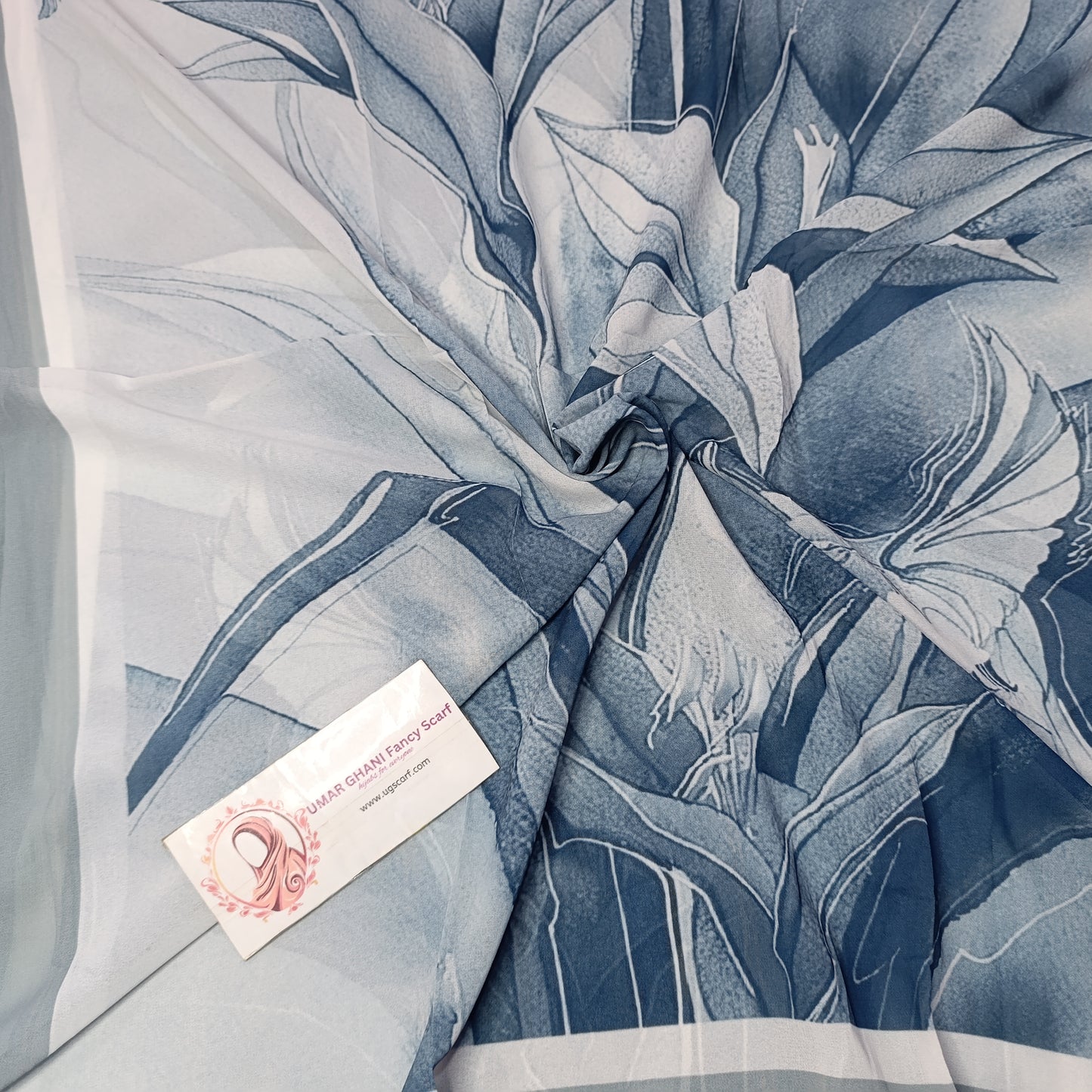 Imported Chiffon Georgette Digital Print Hijab Scarf