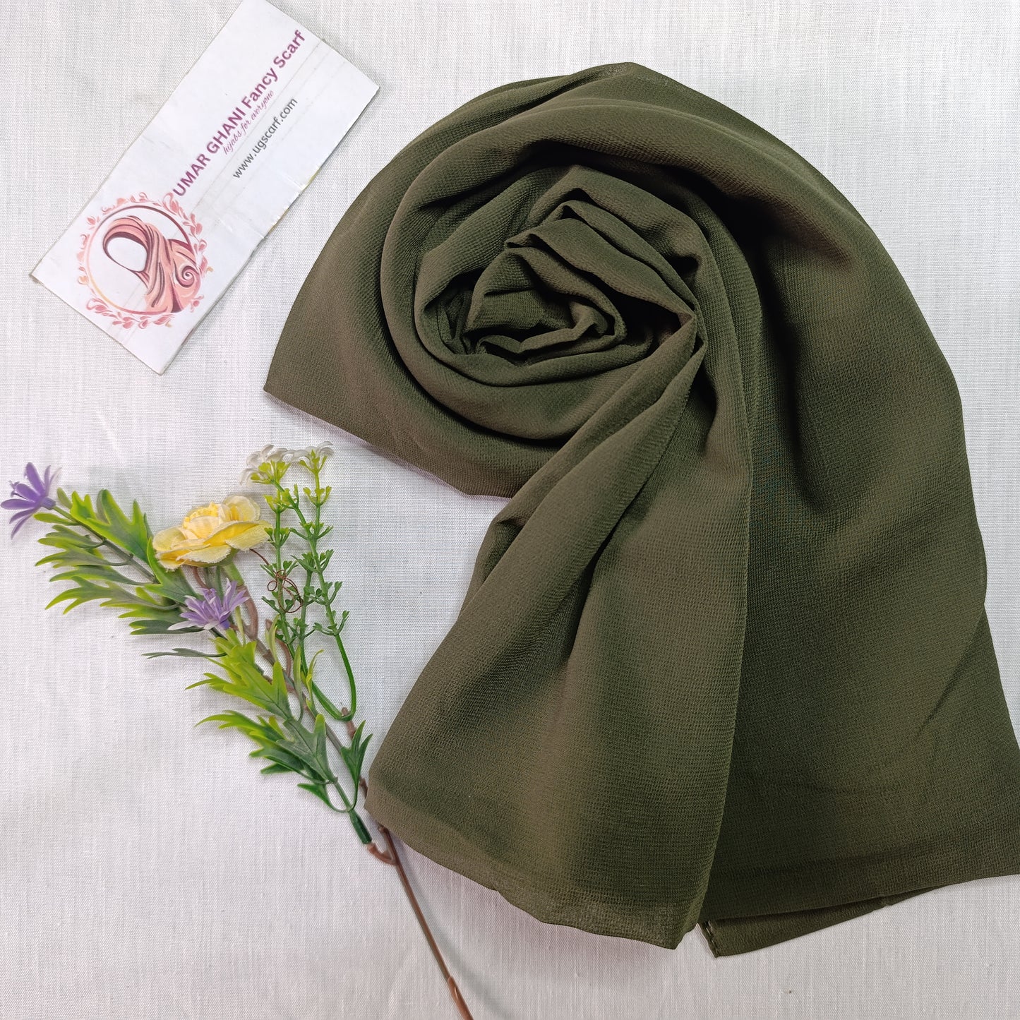 Imported Plain Chiffon Georgette Hijab Scarf