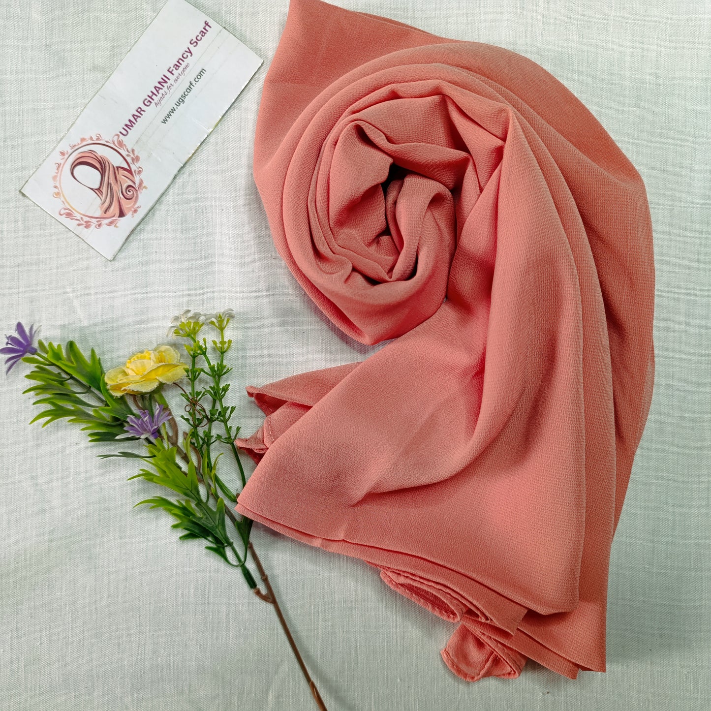 Imported Plain Chiffon Georgette Hijab Scarf