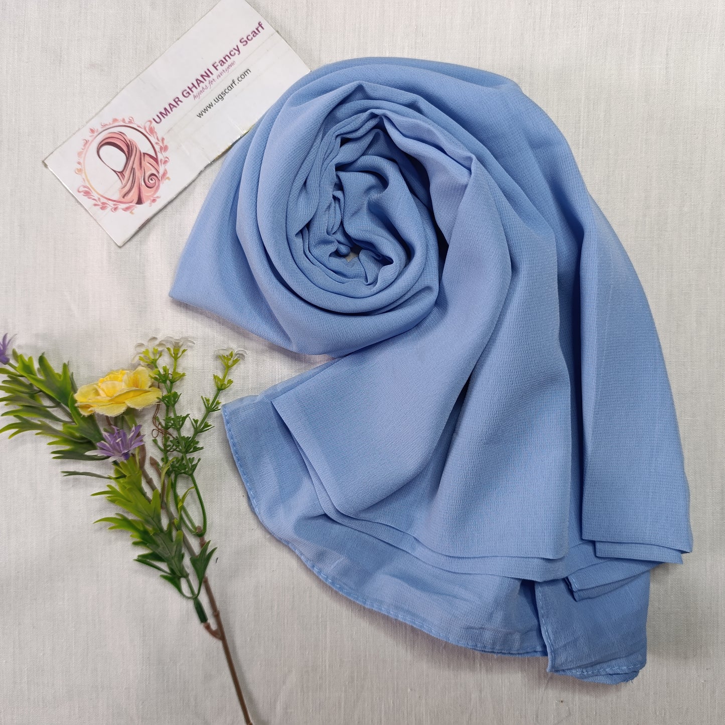 Imported Plain Chiffon Georgette Hijab Scarf