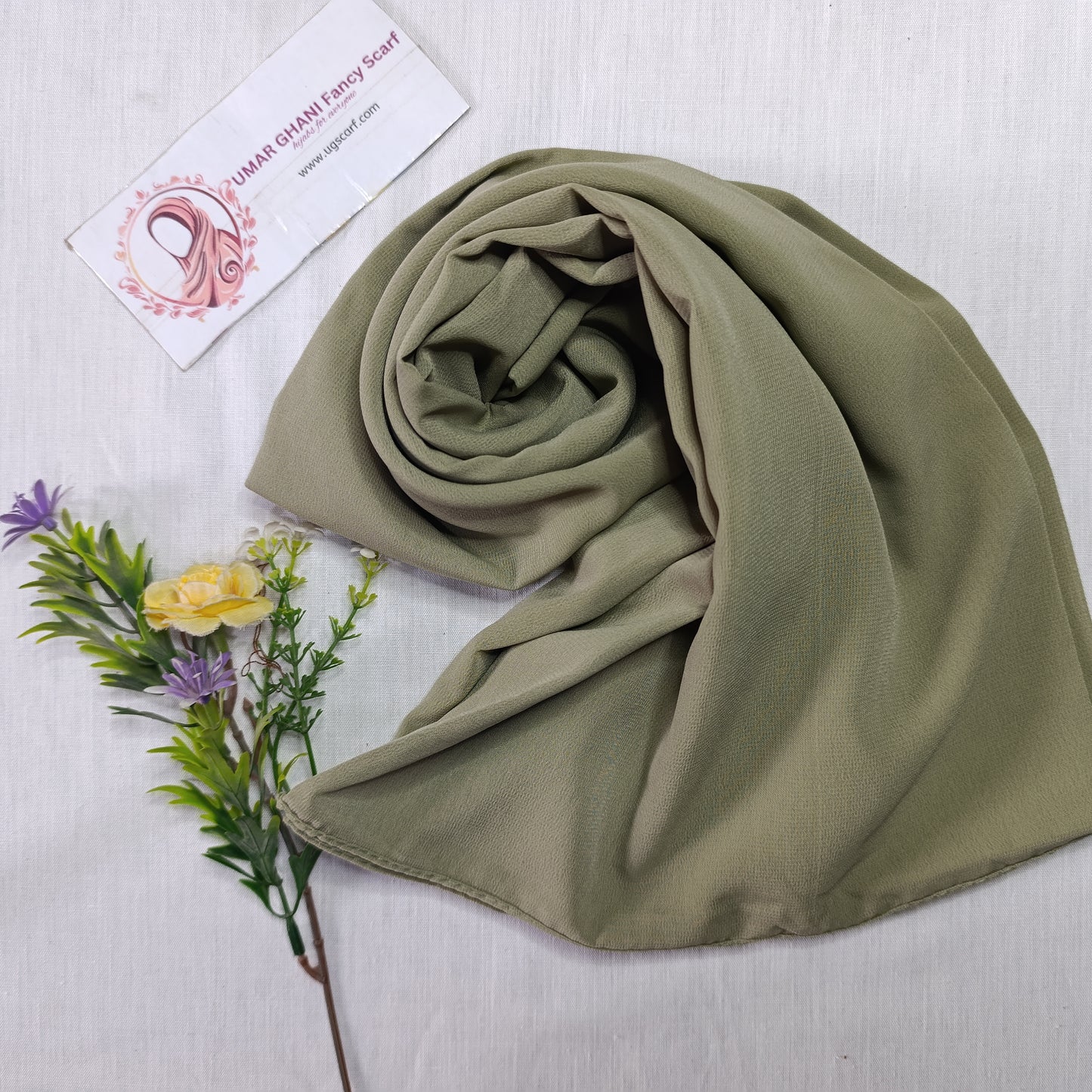 Imported Plain Chiffon Georgette Hijab Scarf