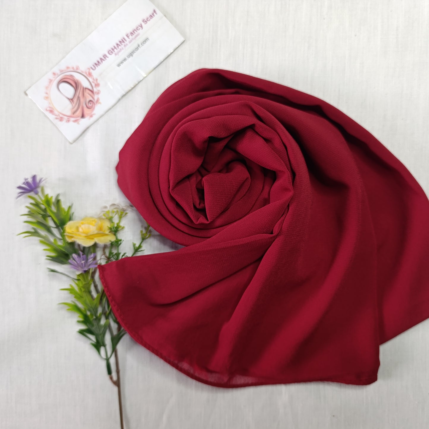 Imported Plain Chiffon Georgette Hijab Scarf
