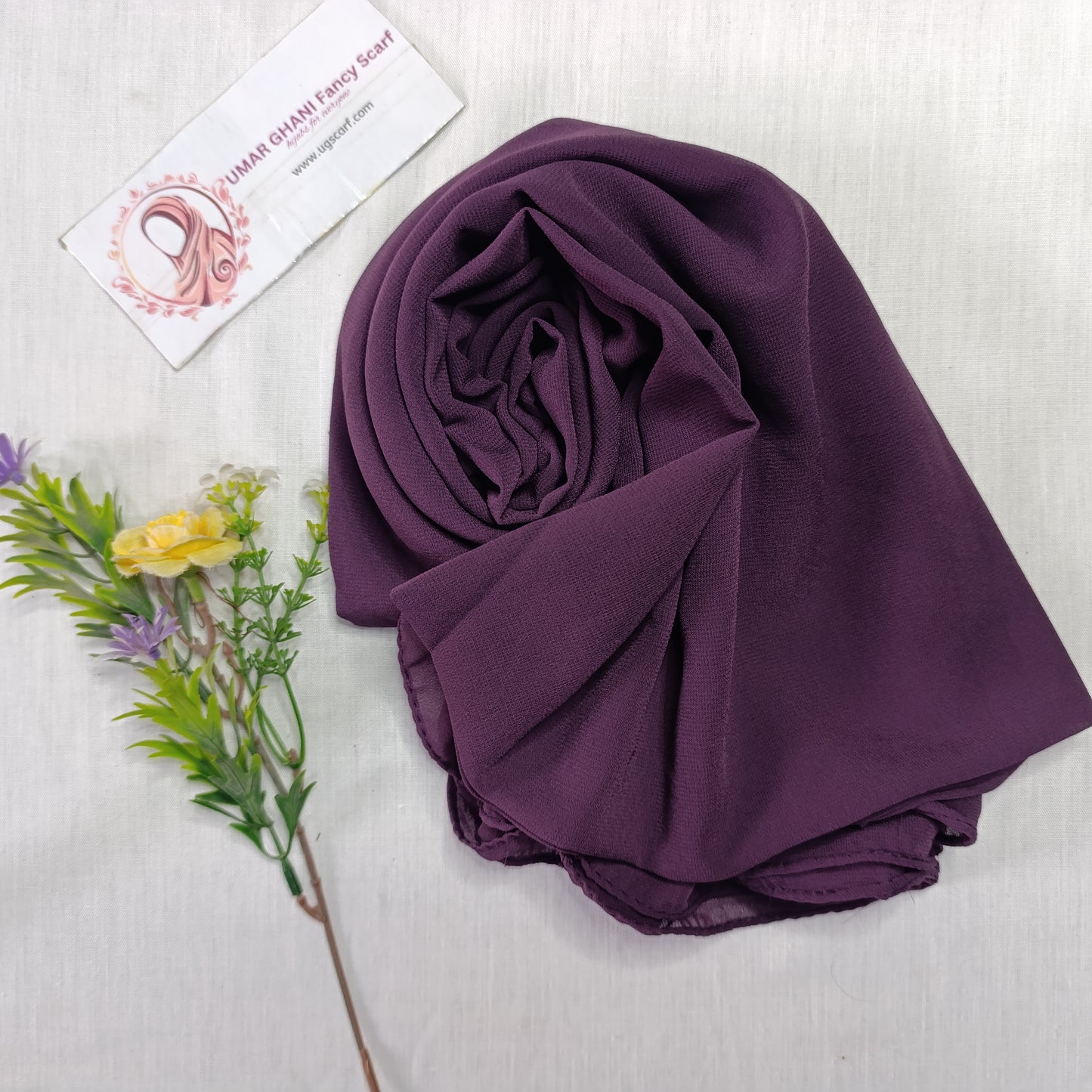 Imported Plain Chiffon Georgette Hijab Scarf