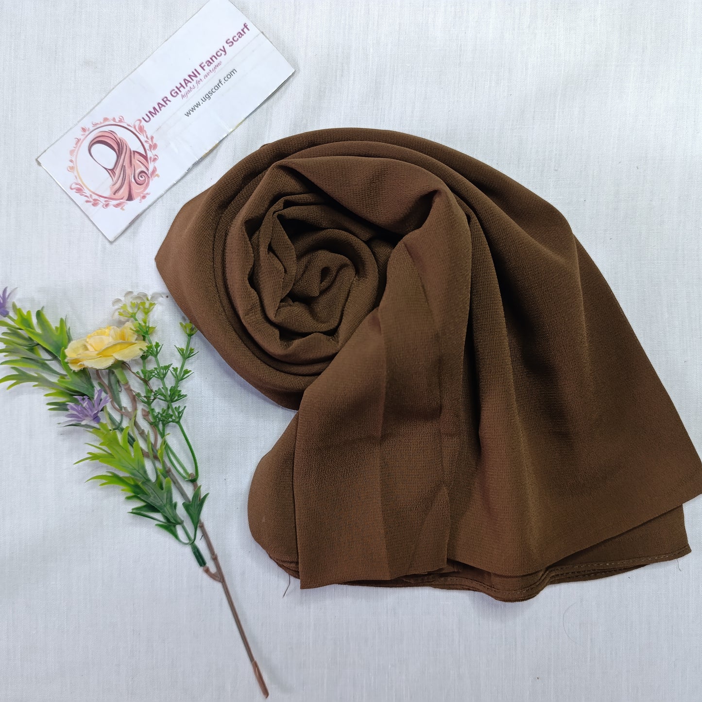 Imported Plain Chiffon Georgette Hijab Scarf