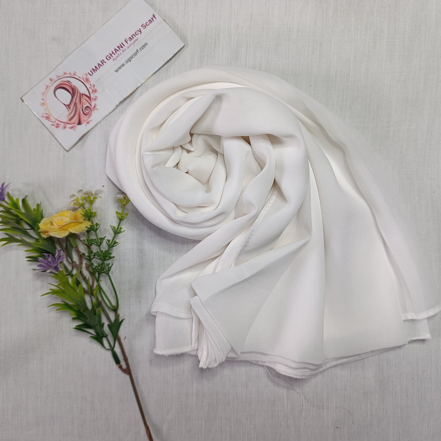 Imported Plain Chiffon Georgette Hijab Scarf