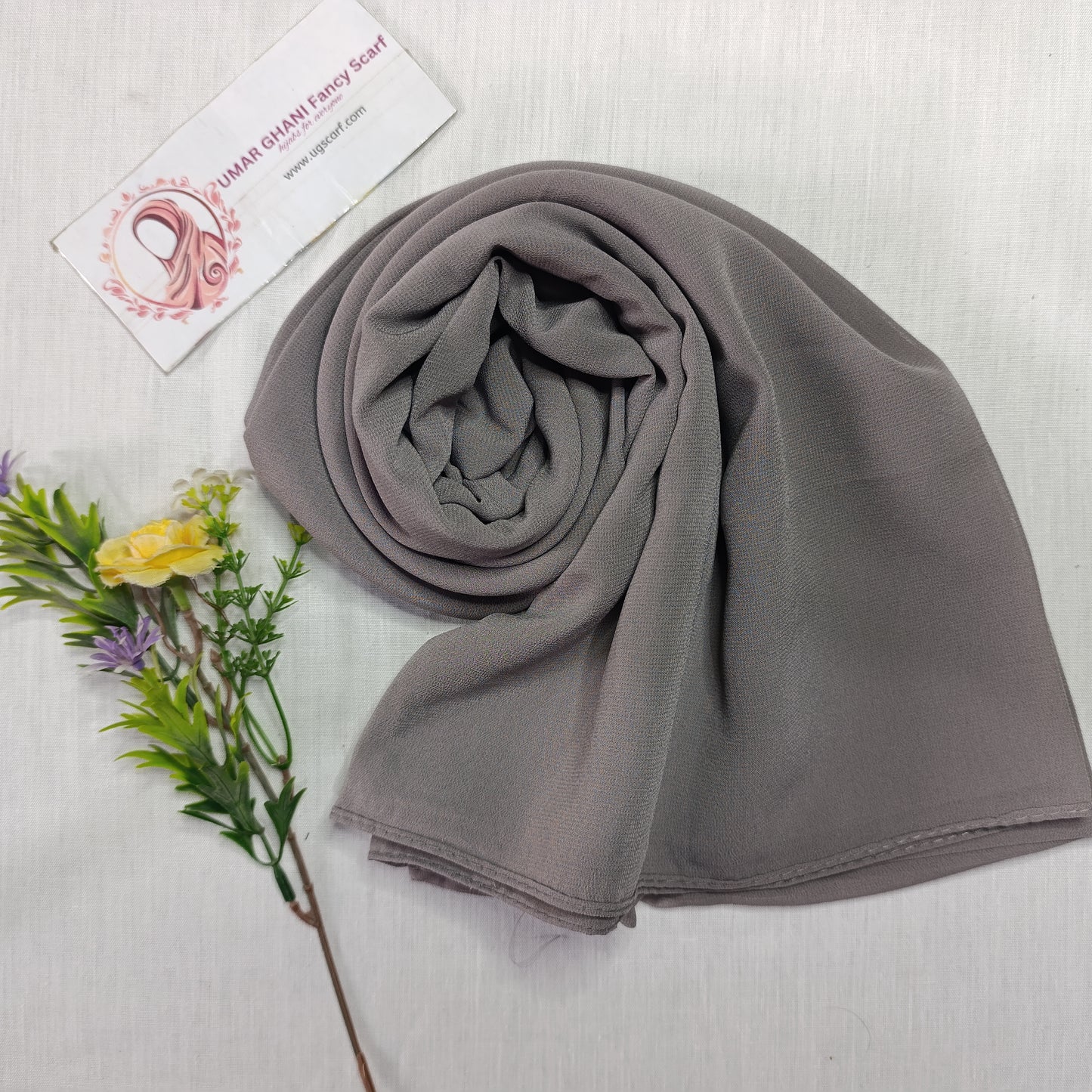 Imported Plain Chiffon Georgette Hijab Scarf