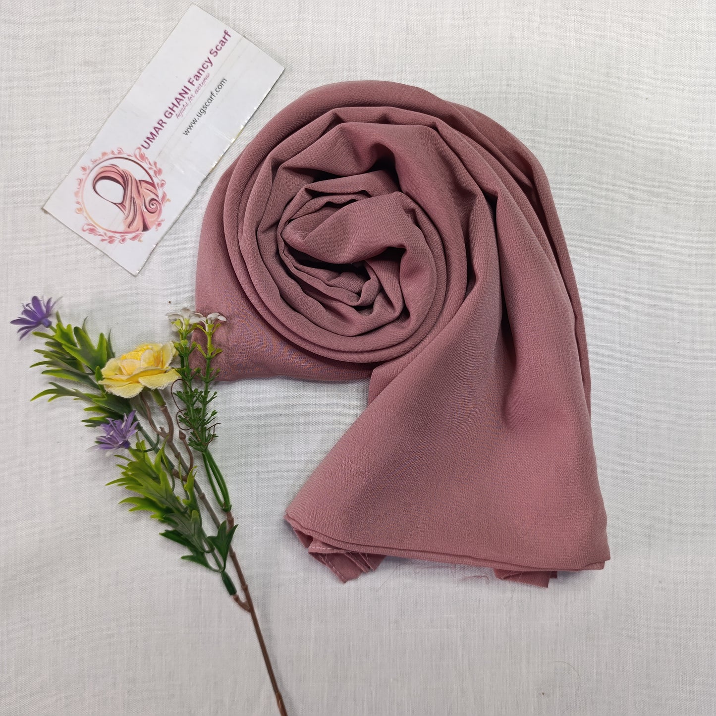 Imported Plain Chiffon Georgette Hijab Scarf