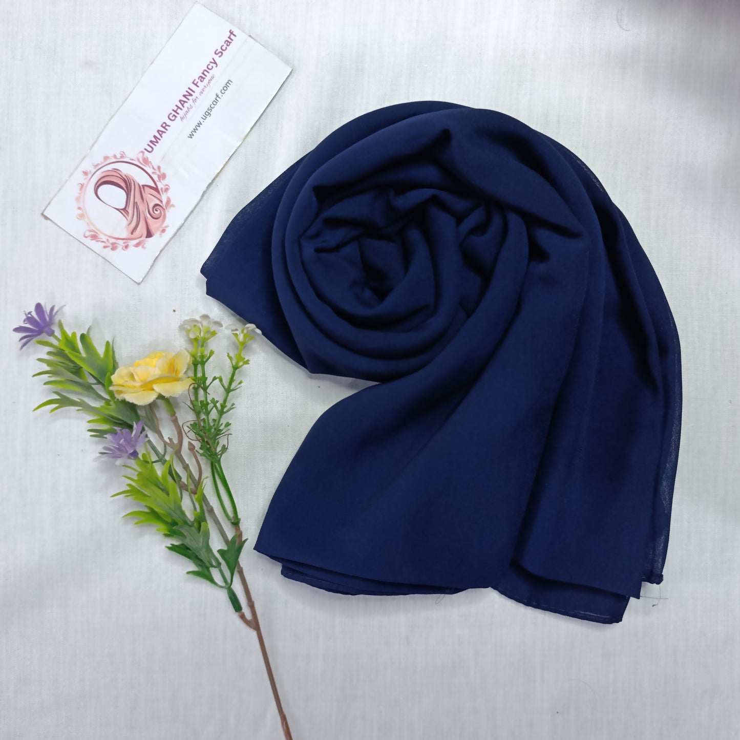 Imported Plain Chiffon Georgette Hijab Scarf