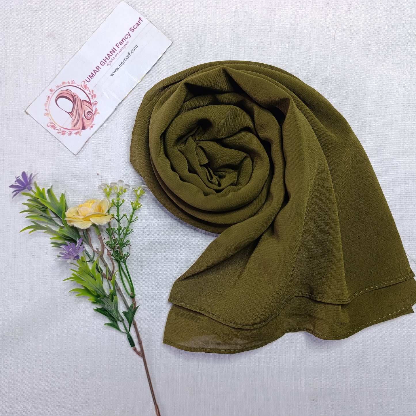 Imported Plain Chiffon Georgette Hijab Scarf