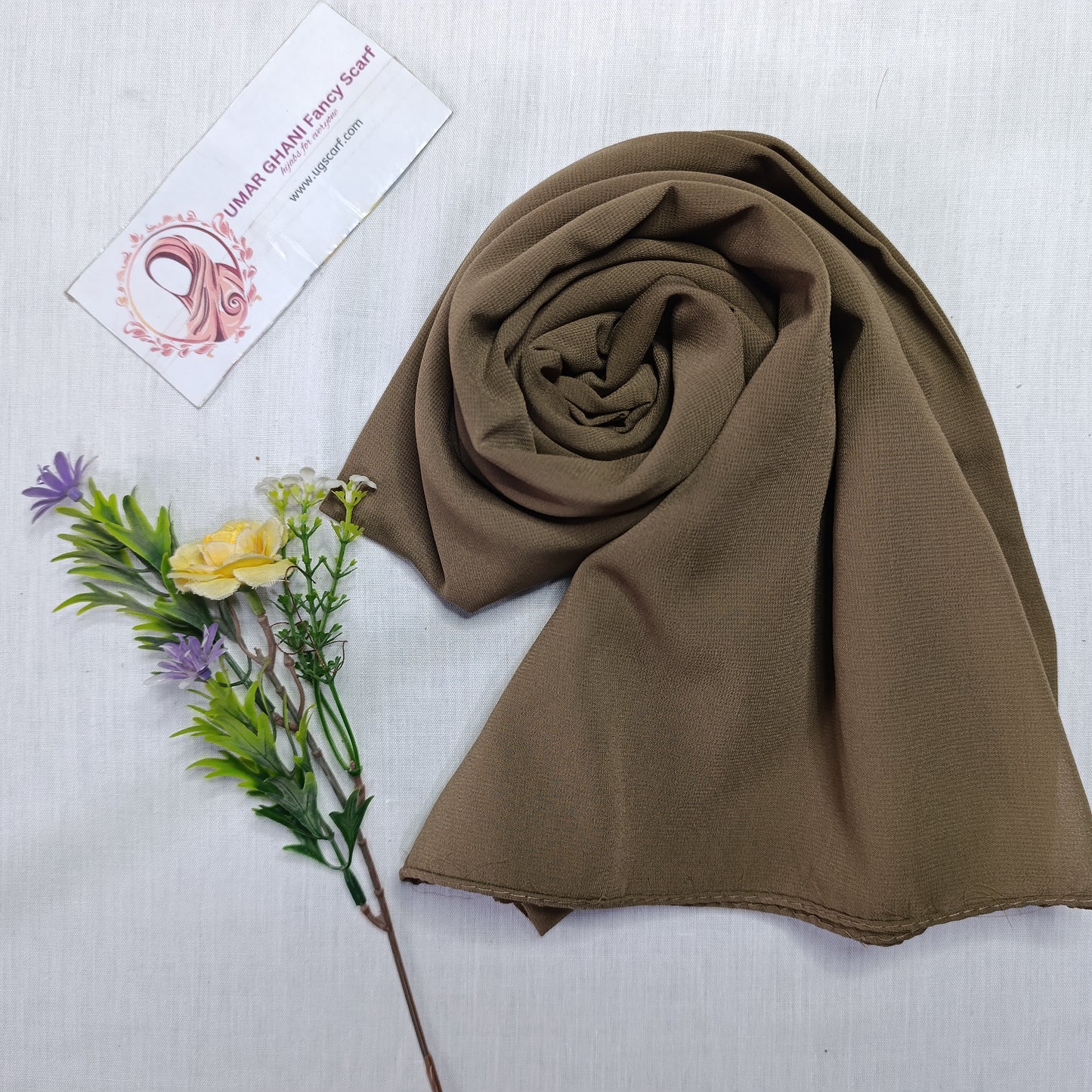 Imported Plain Chiffon Georgette Hijab Scarf