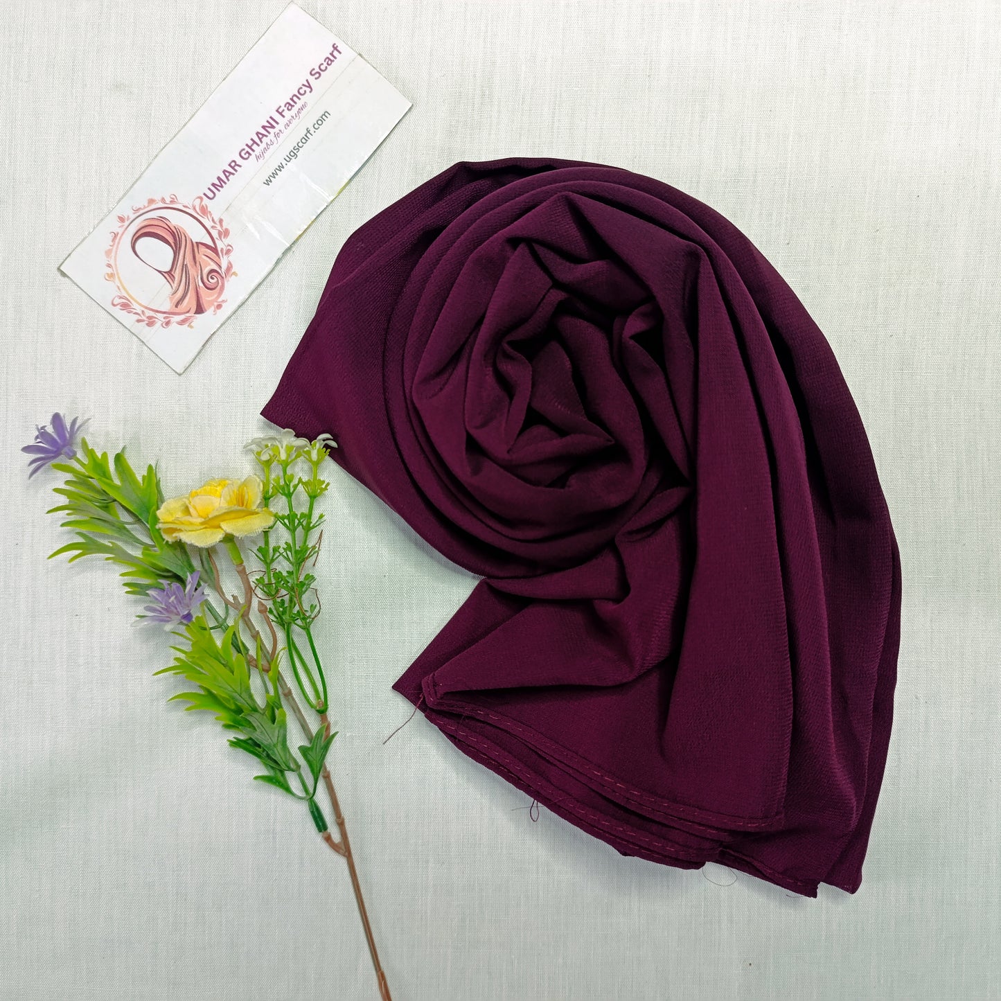 Imported Plain Chiffon Georgette Hijab Scarf