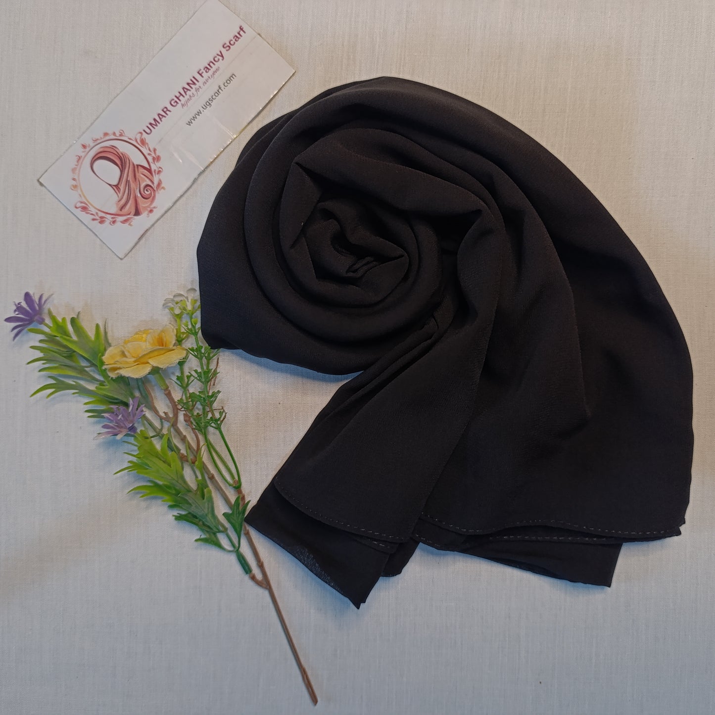Imported Plain Chiffon Georgette Hijab Scarf