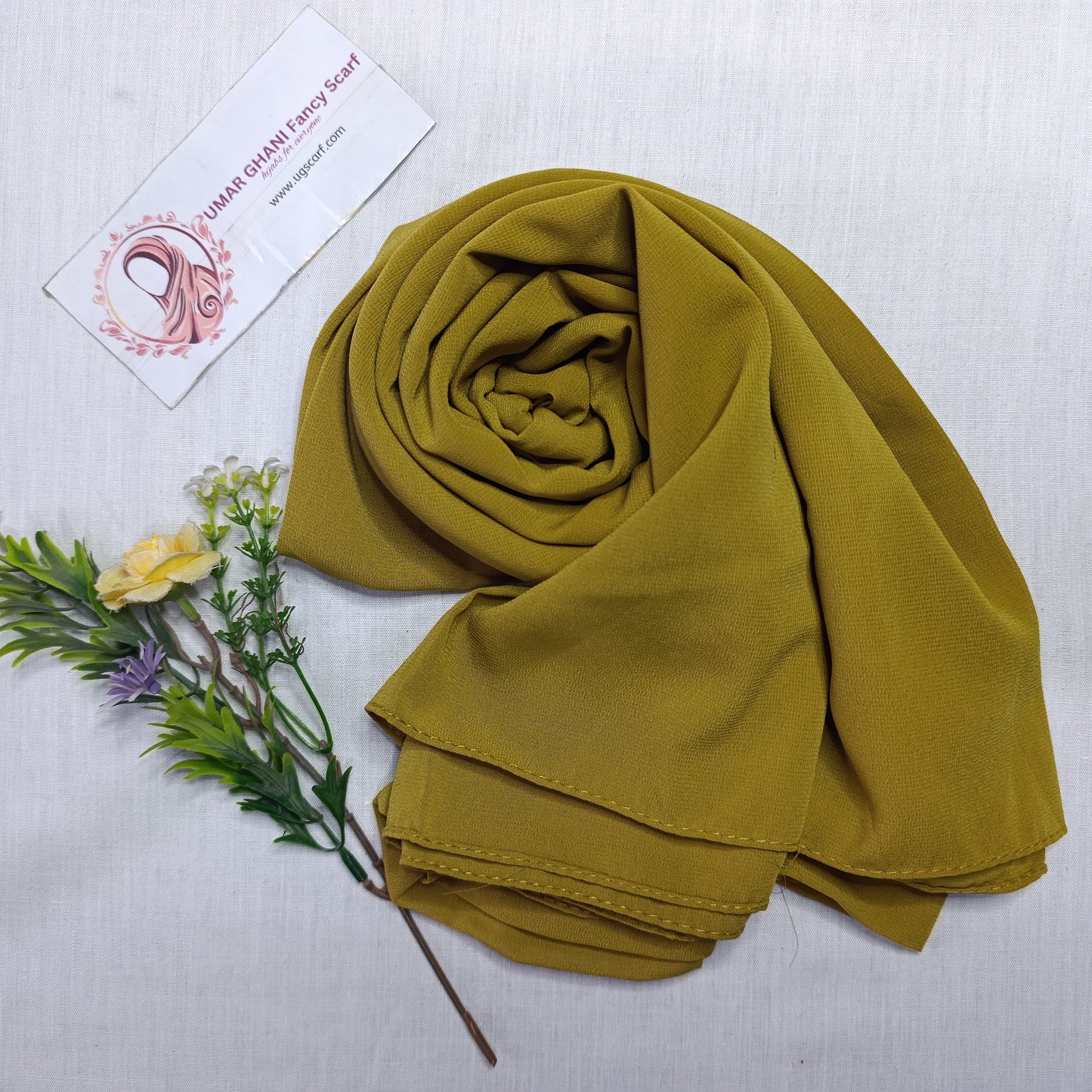 Imported Plain Chiffon Georgette Hijab Scarf