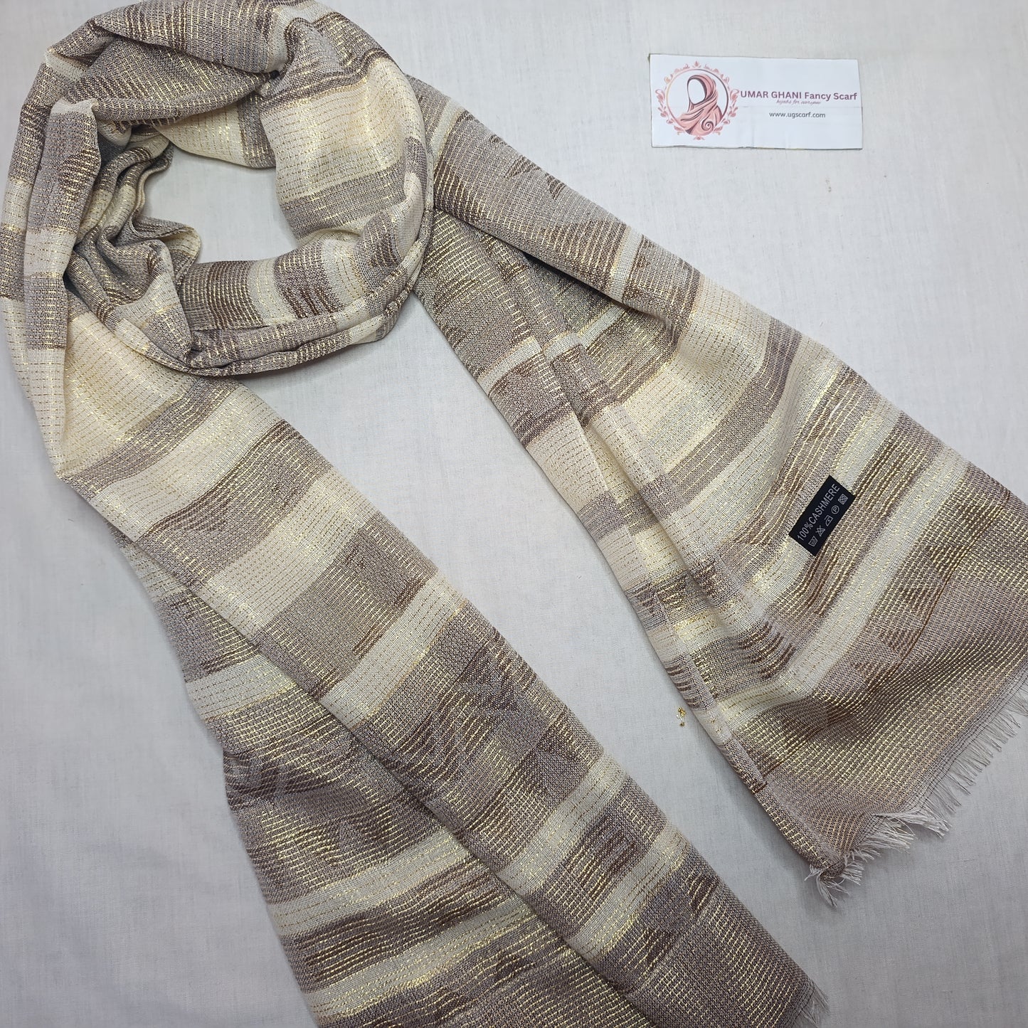 Imported Lawn Shinmer Tilla Hijab Scarf