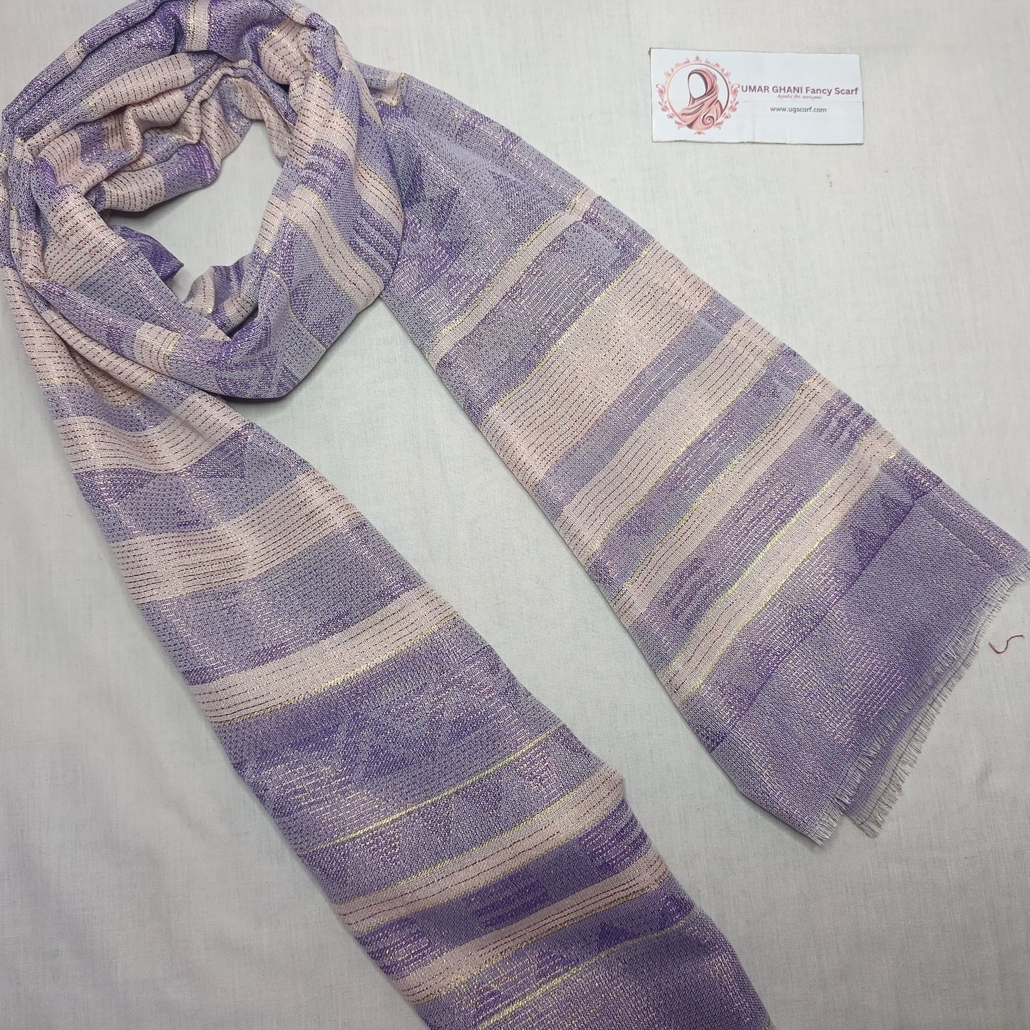 Imported Lawn Shinmer Tilla Hijab Scarf