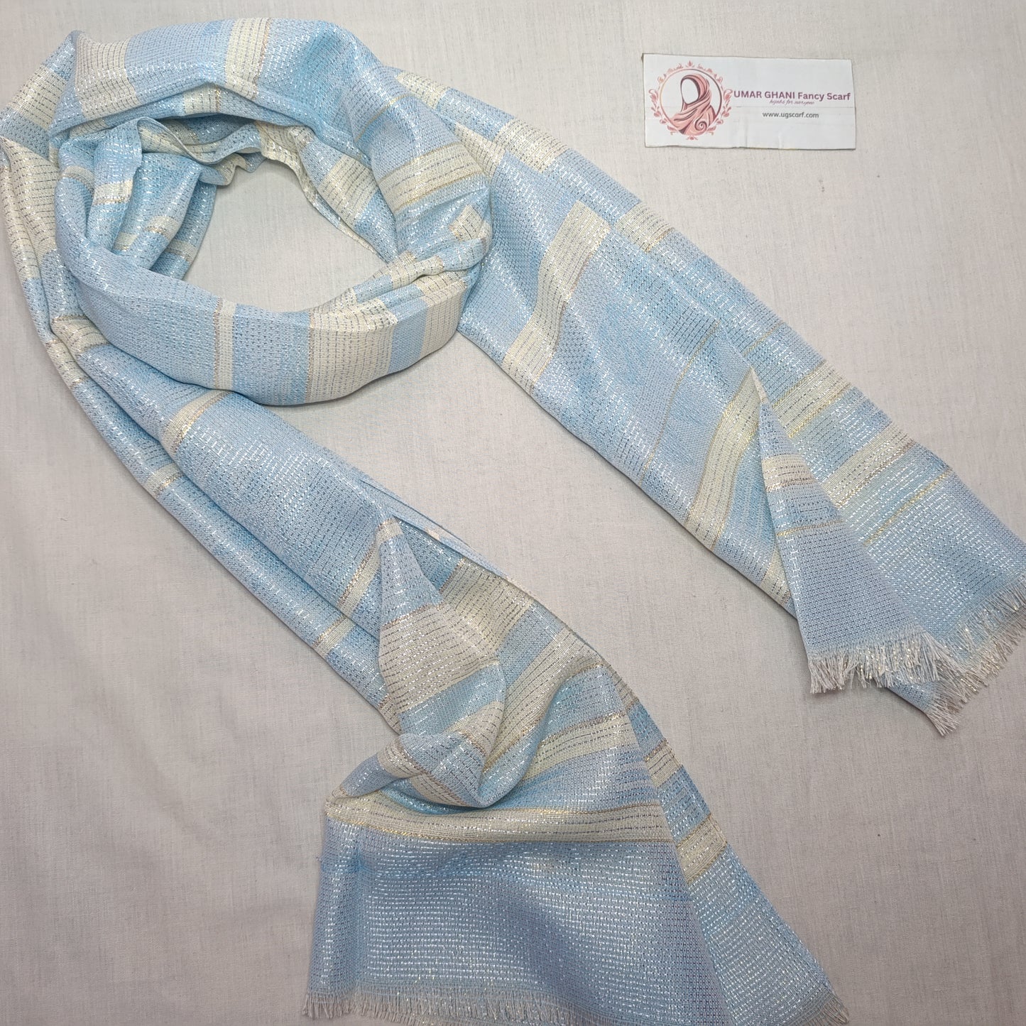 Imported Lawn Shinmer Tilla Hijab Scarf