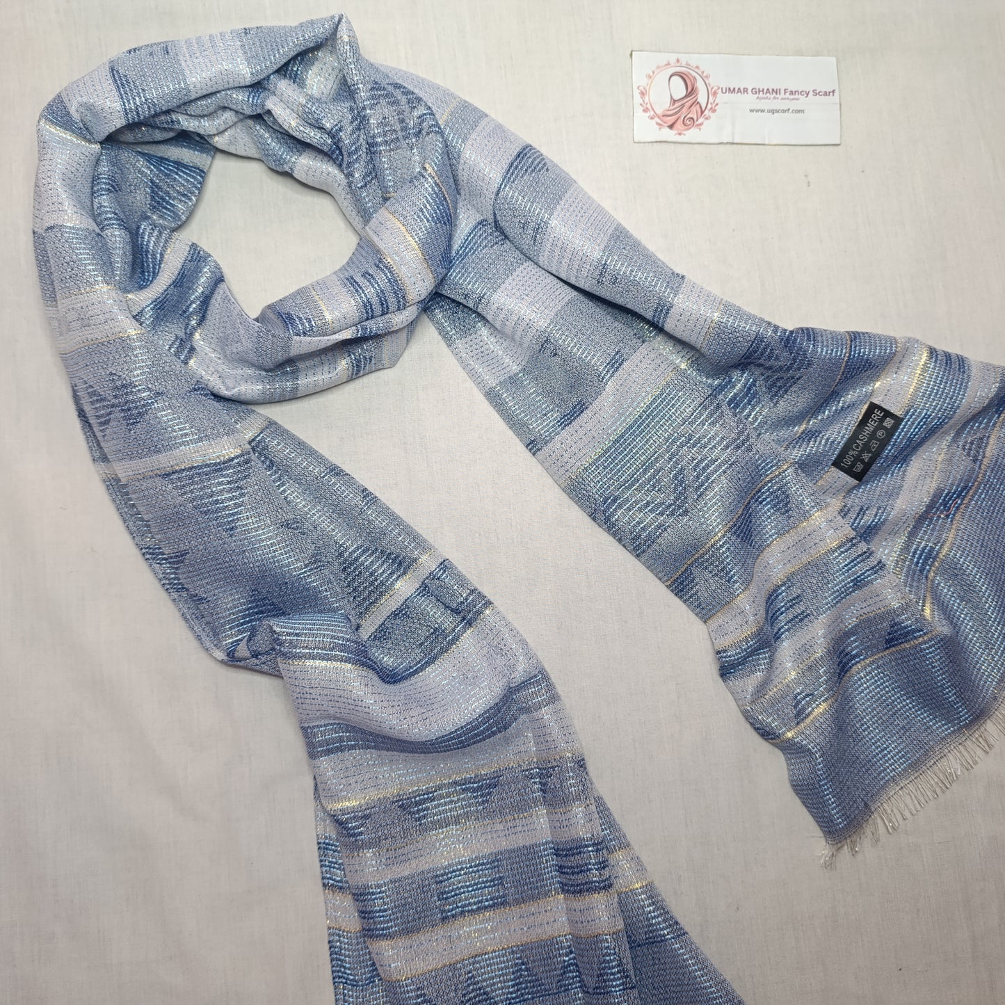 Imported Lawn Shinmer Tilla Hijab Scarf