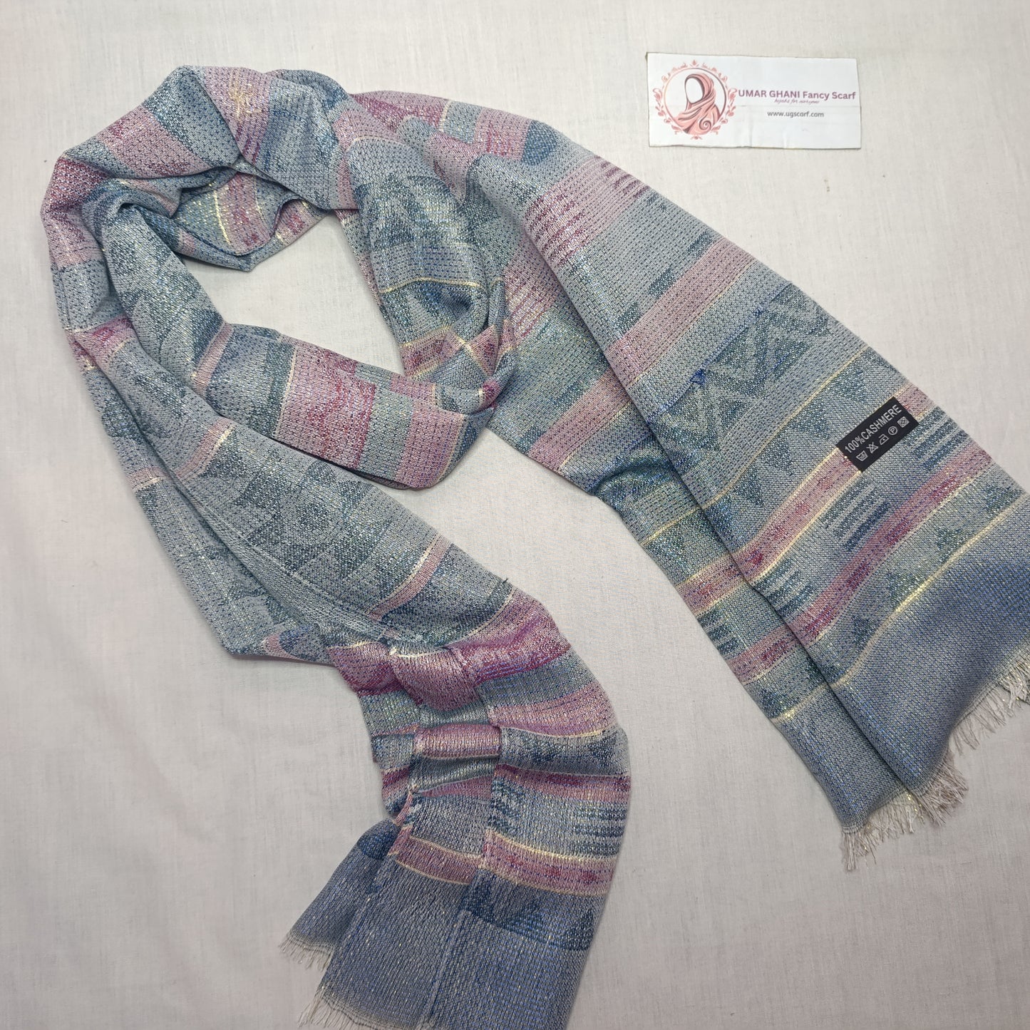 Imported Lawn Shinmer Tilla Hijab Scarf