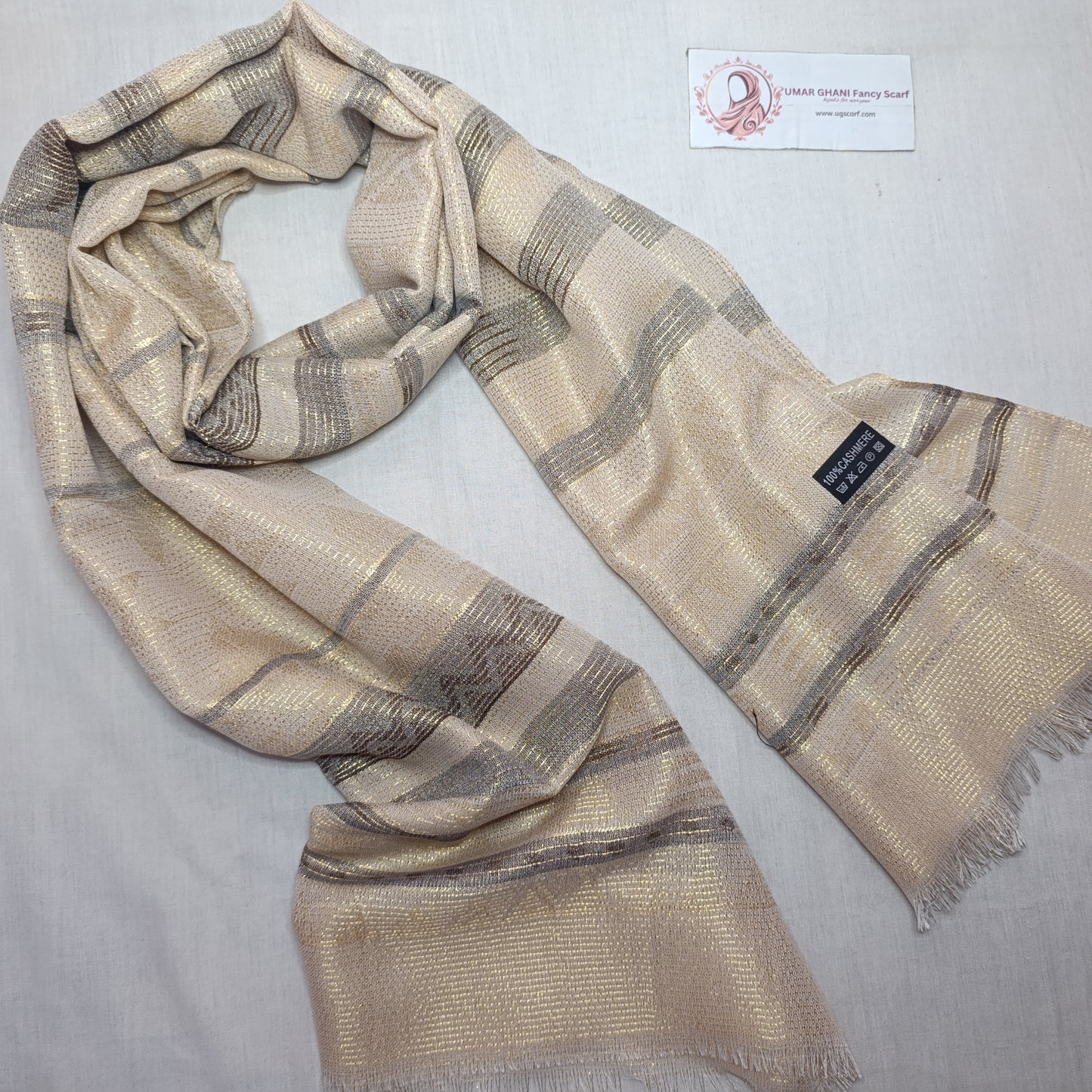Imported Lawn Shinmer Tilla Hijab Scarf