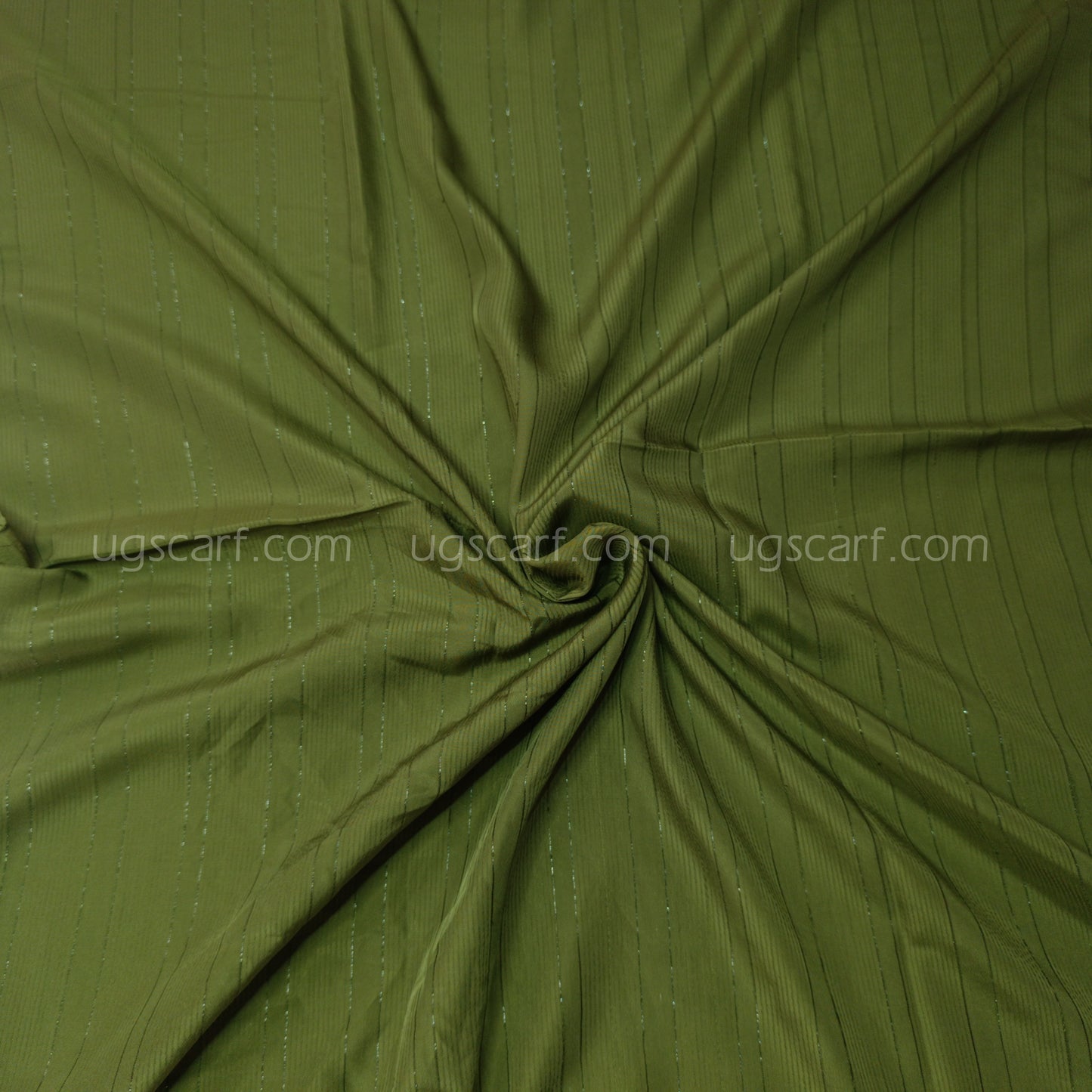 Chiffon Georgette Shiny Fancy Strips Hijab Scarf