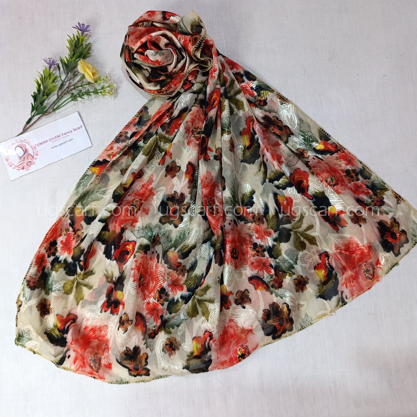 Premium Digital Print Chiffon Scarf