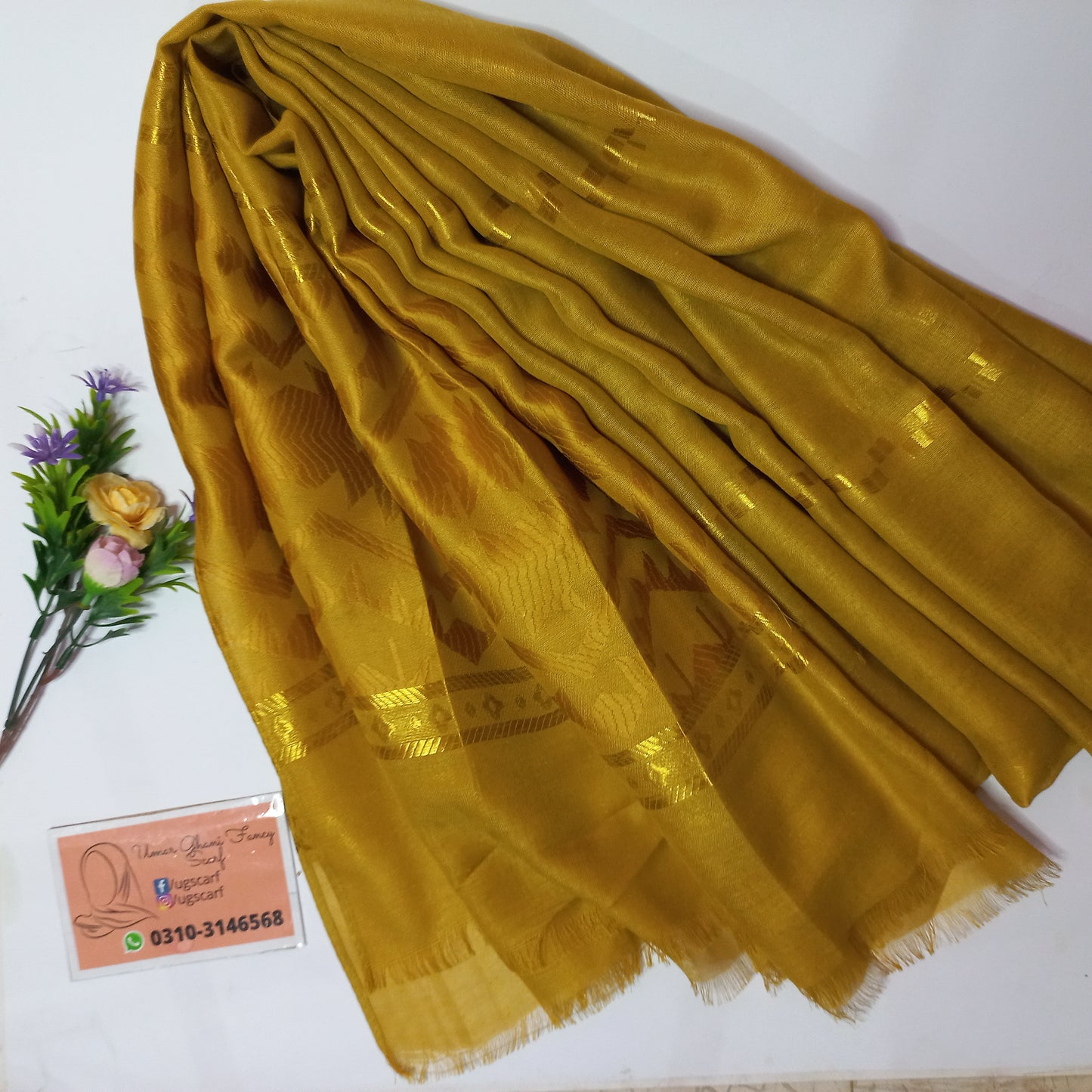 Imported Silky Lawn Multi Lining Hijab Scarf