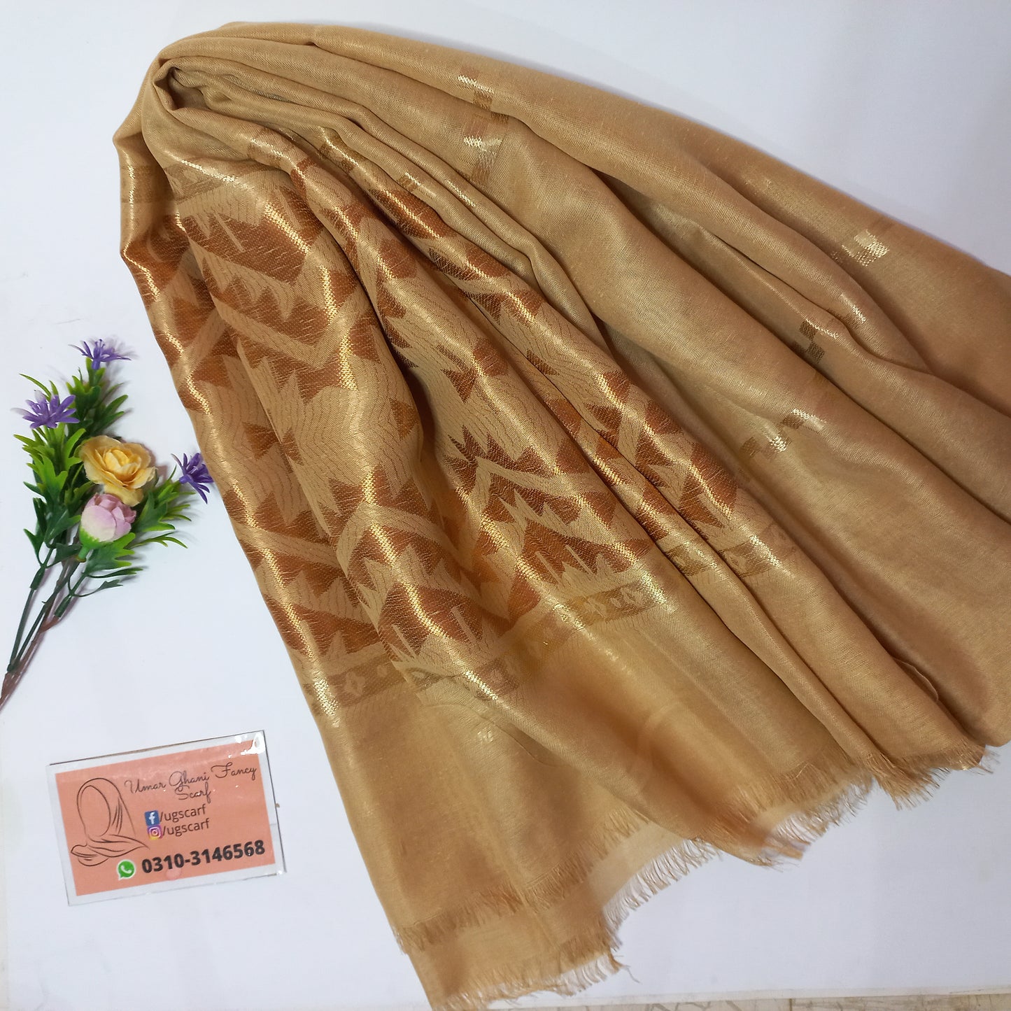 Imported Silky Lawn Multi Lining Hijab Scarf