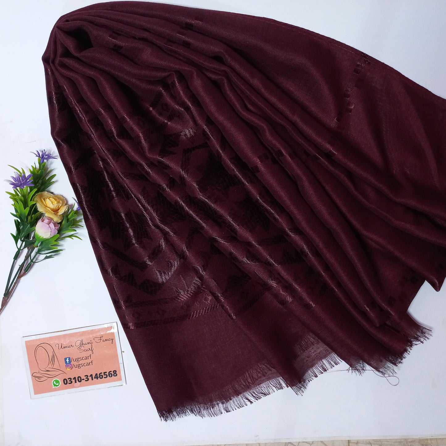 Imported Silky Lawn Multi Lining Hijab Scarf