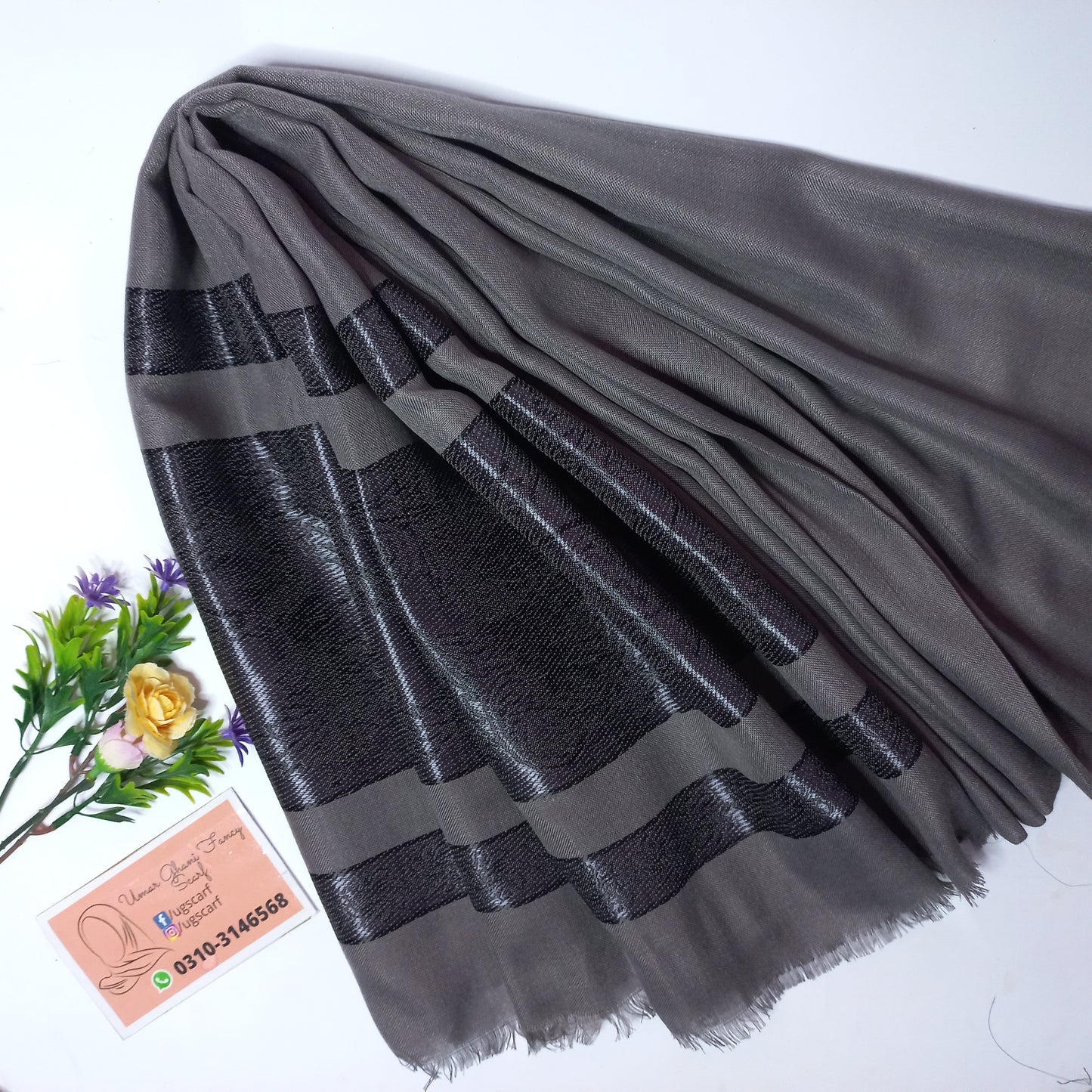 Imported Fancy Nepali Jacquard Hijab Scarf