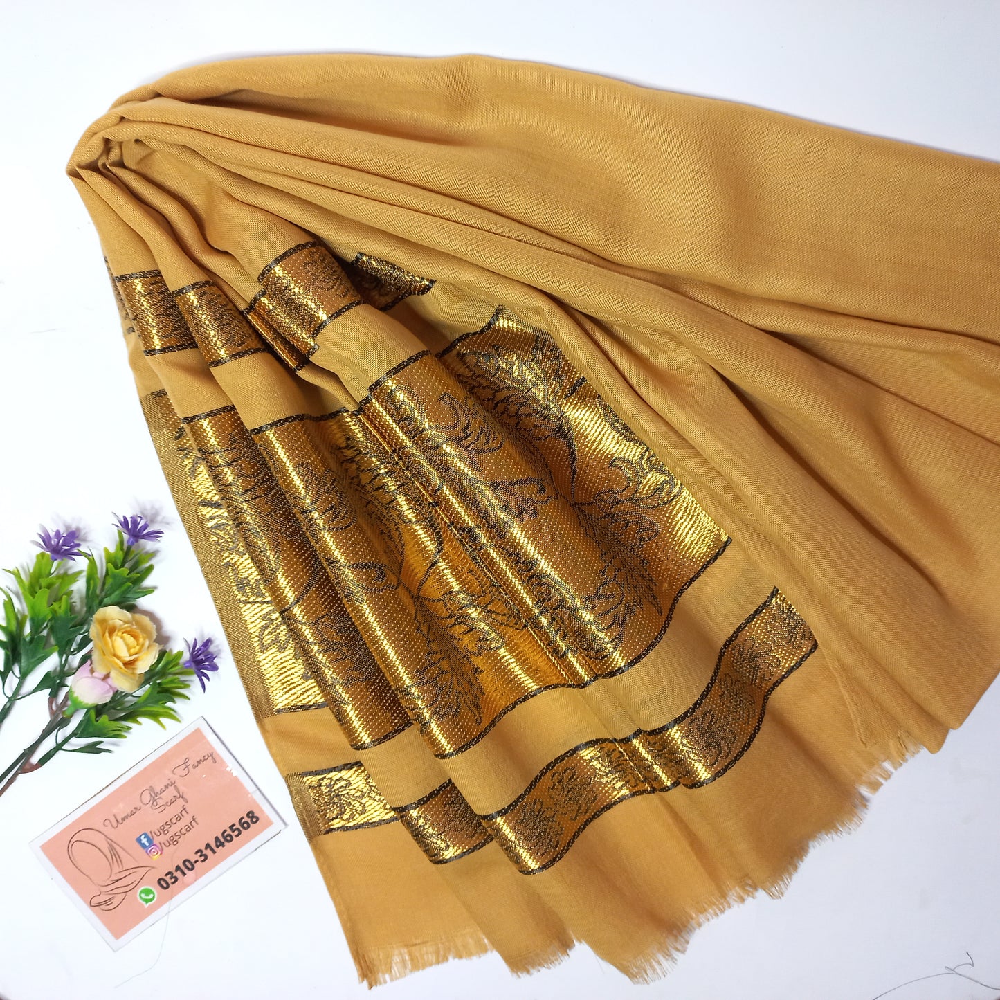 Imported Fancy Nepali Jacquard Hijab Scarf