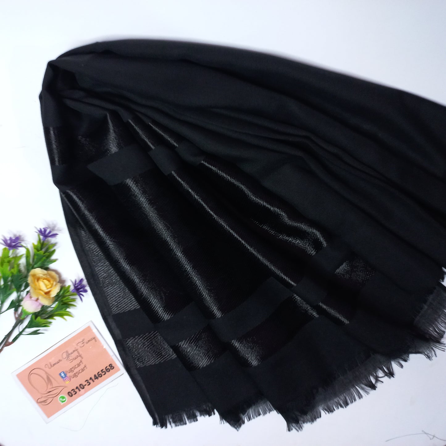 Imported Fancy Nepali Jacquard Hijab Scarf